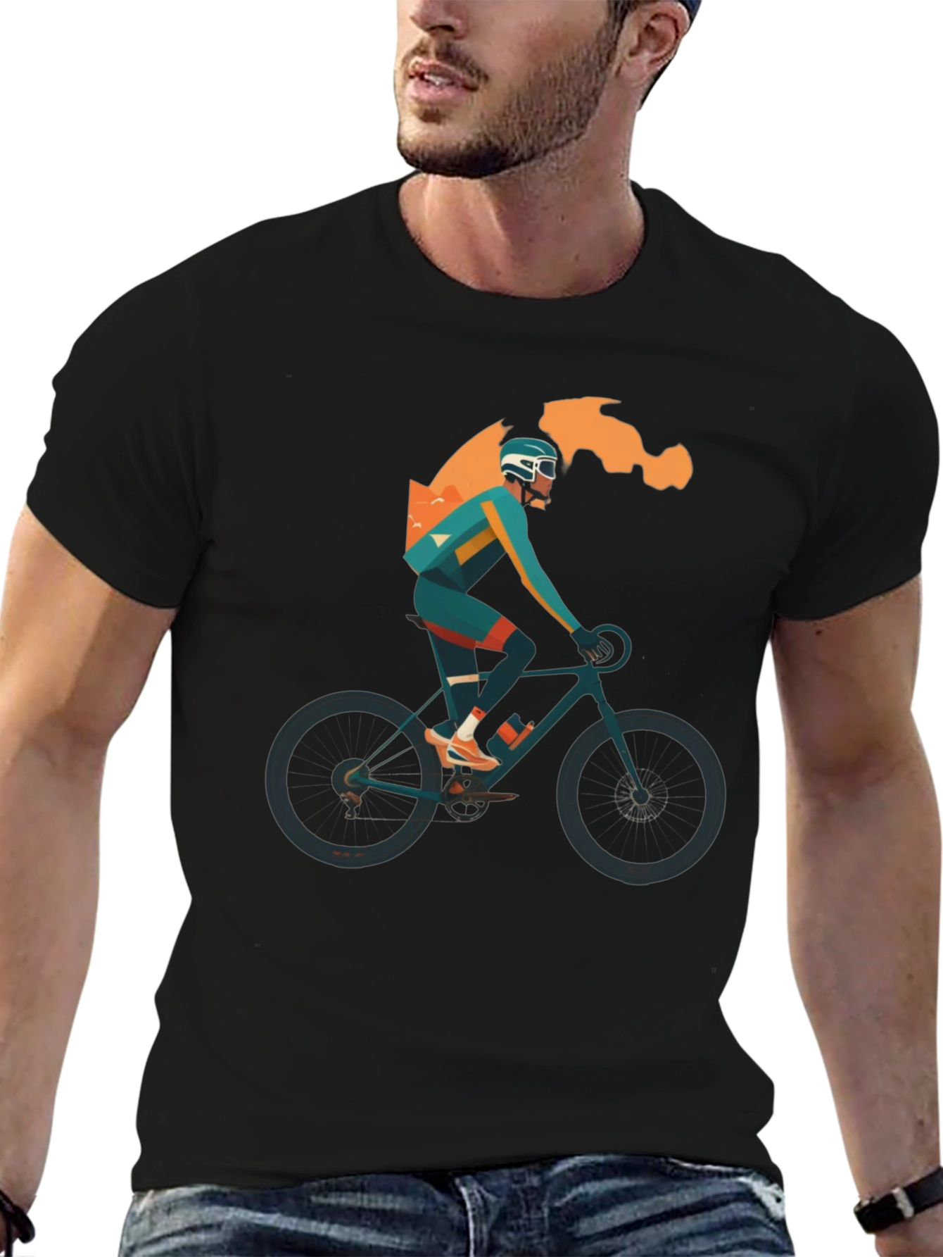 Cyclist Graphic T-Shirt - Ride in Style!