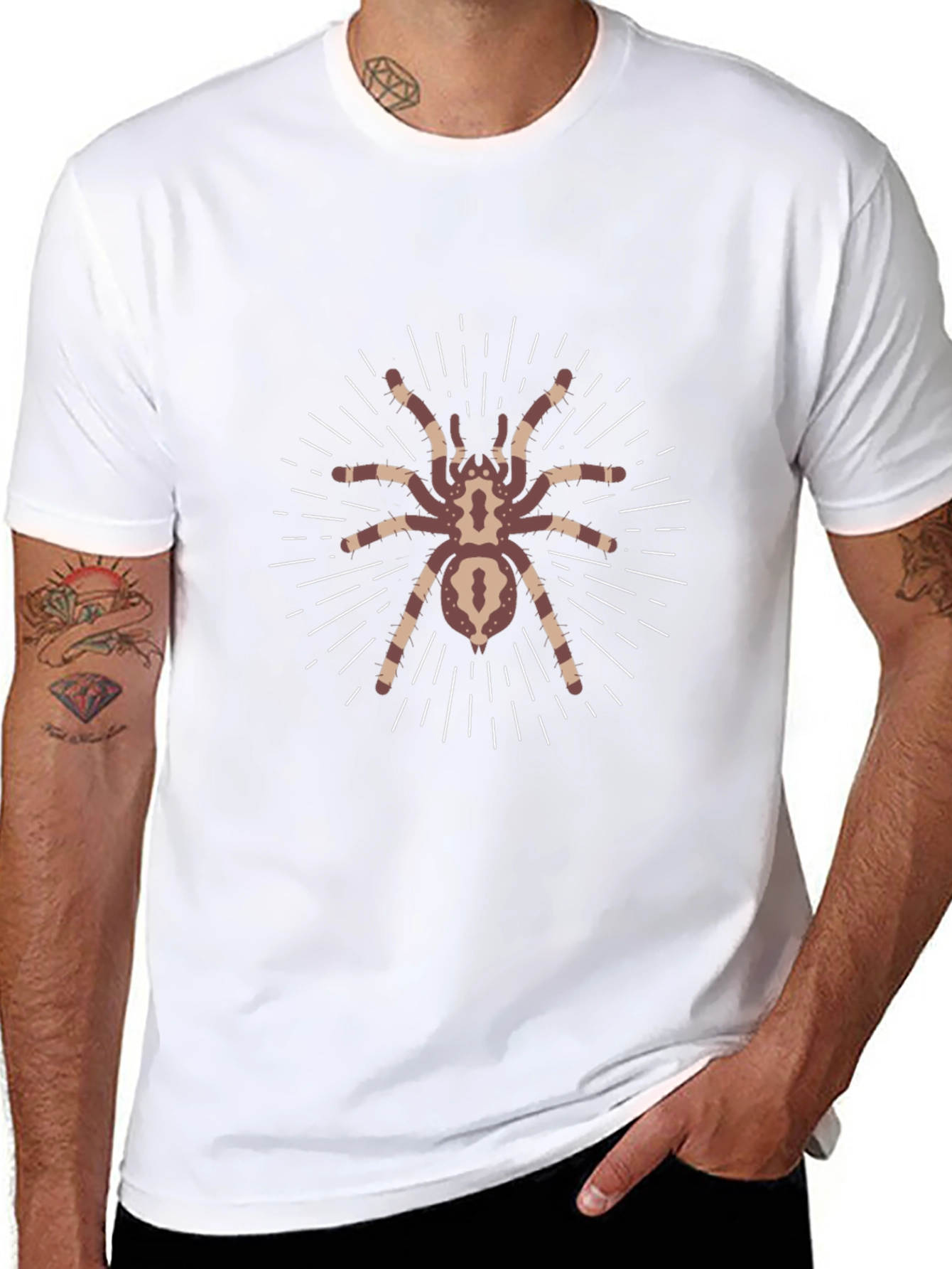 Spider Graphic Tee - Unique Design