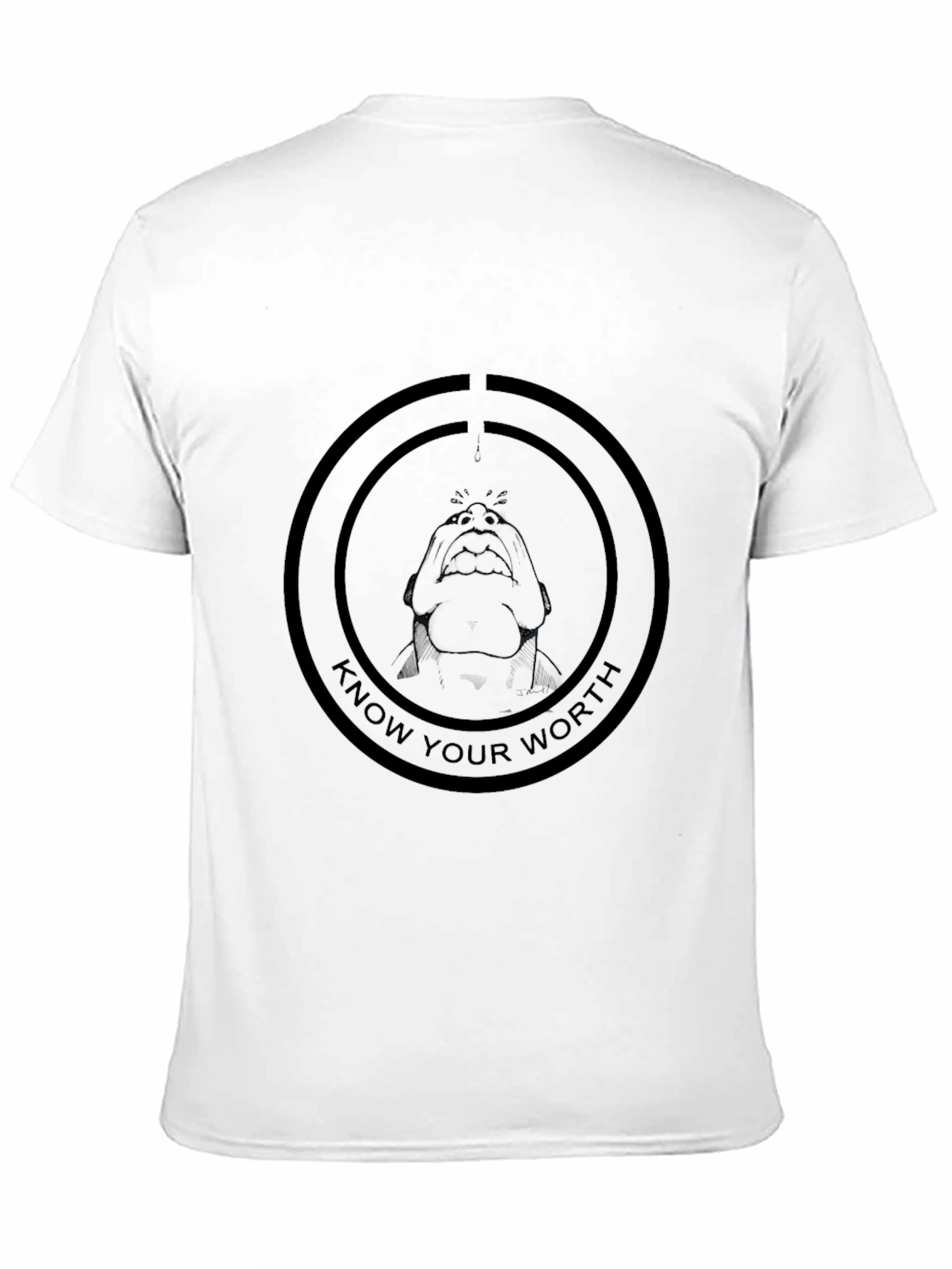 Know Your Worth Black Graphic T-Shirt