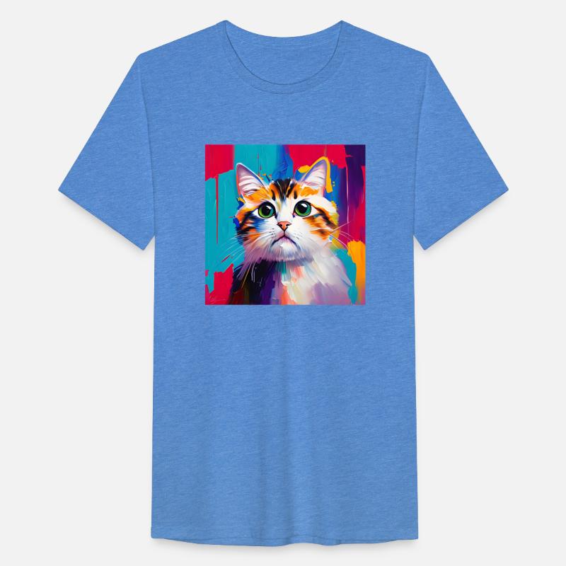 A beautiful portrait of a domestic cat in