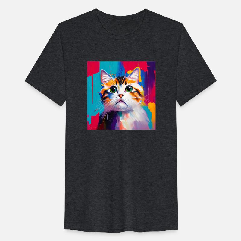 A beautiful portrait of a domestic cat in