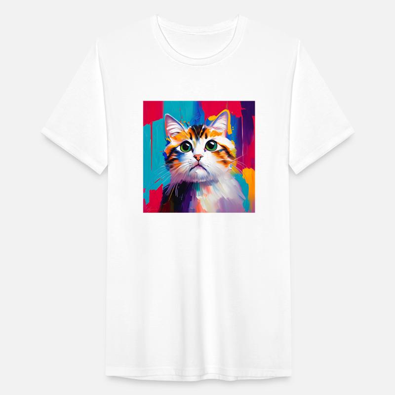 A beautiful portrait of a domestic cat in