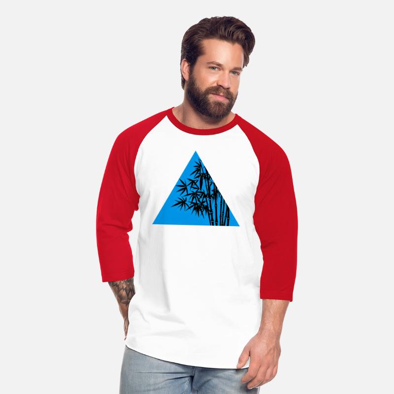 A Blue Triangle and Bamboo
