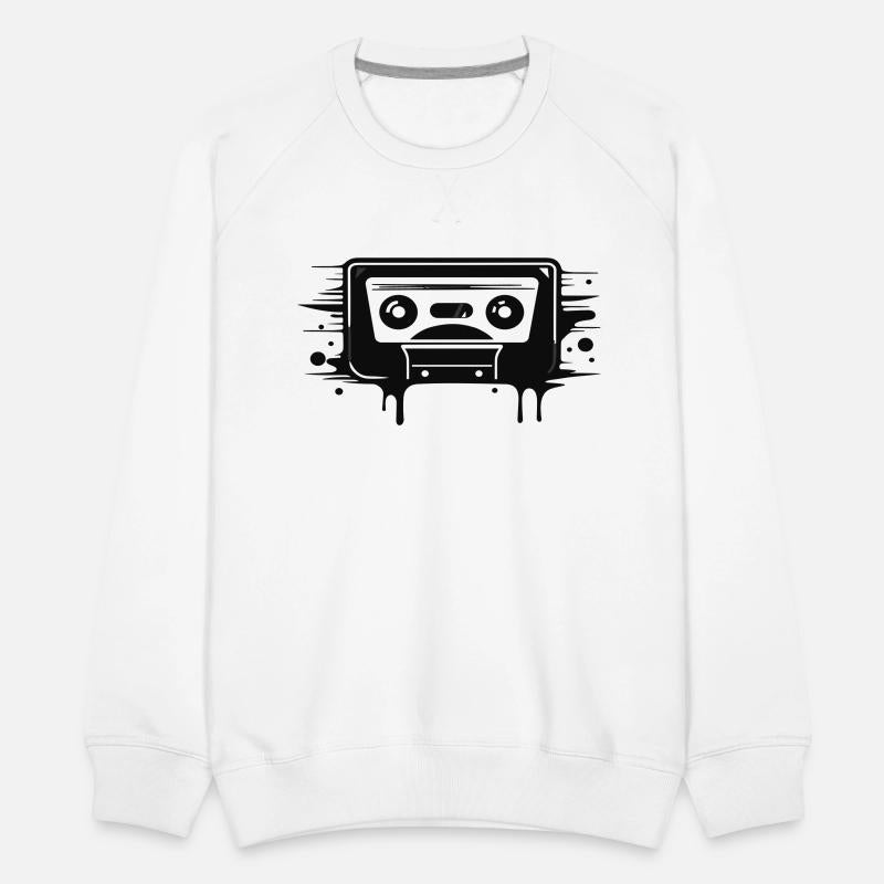 A vintage-inspired illustration of cassette tape