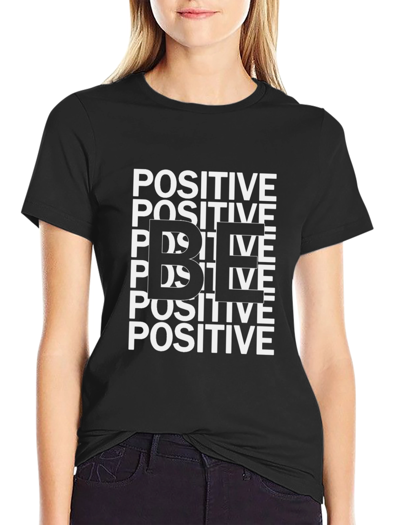 Positive BE T-Shirt - Stylish Graphic Tee