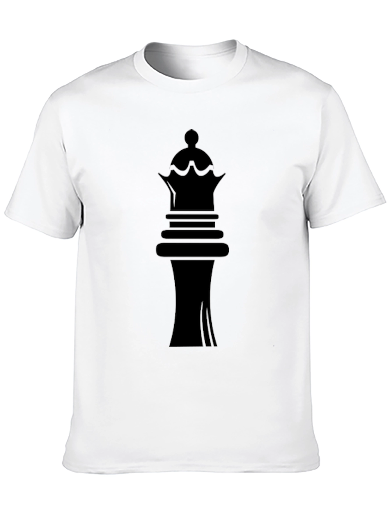 Black Chess Queen Graphic T-Shirt