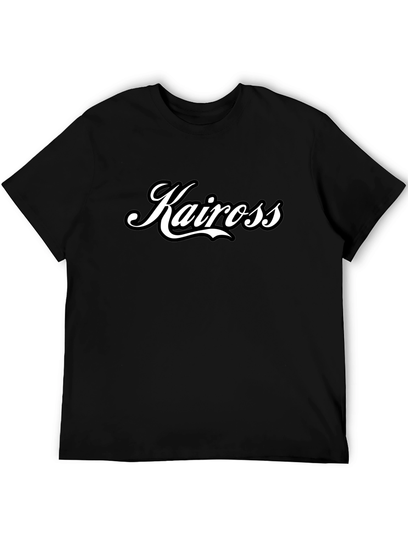 Kaiross Black T-Shirt Stylish Casual Wear