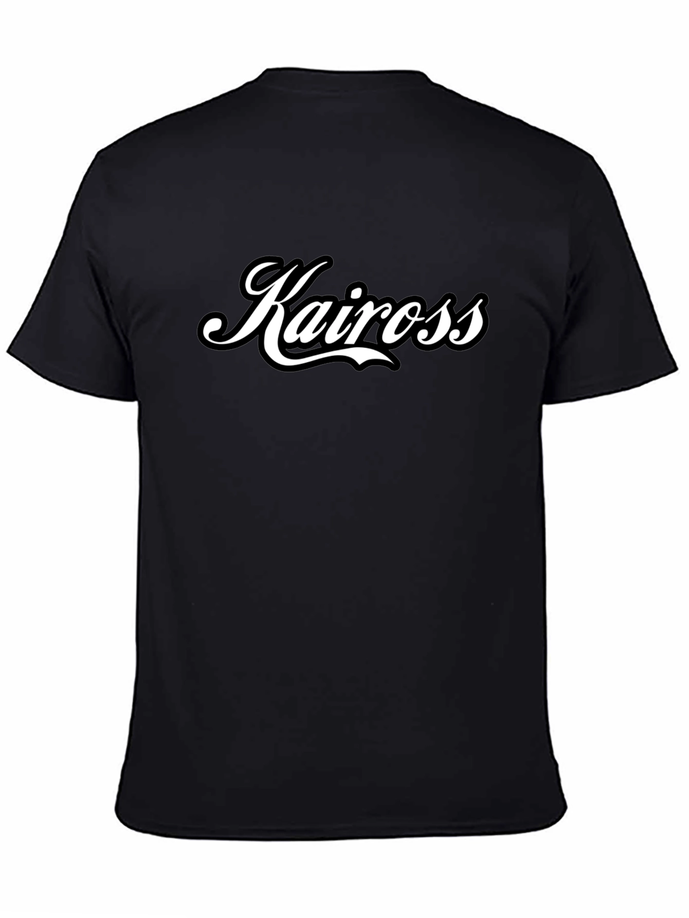 Kaiross Black T-Shirt Stylish Casual Wear