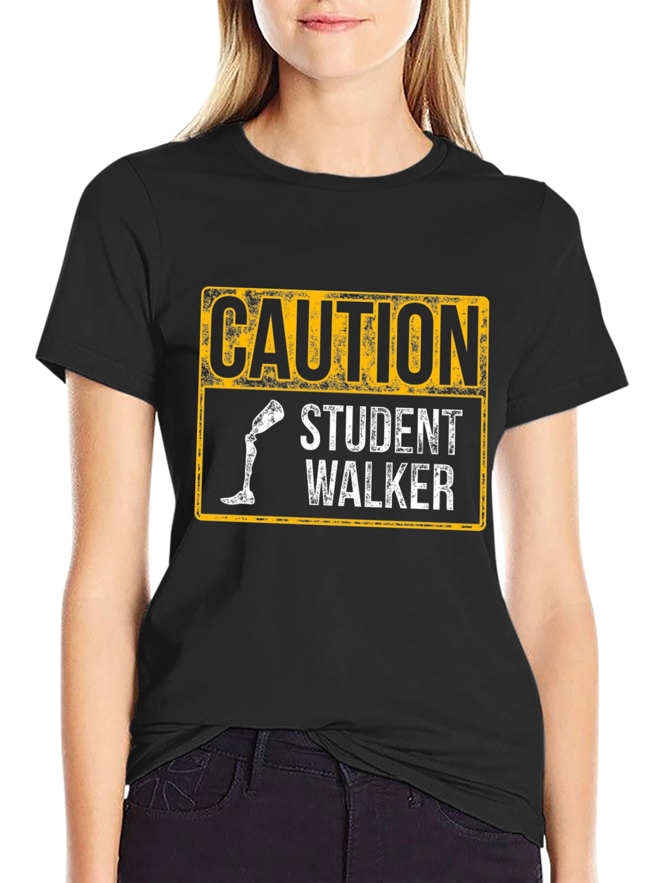 Caution Student Walker T-Shirt