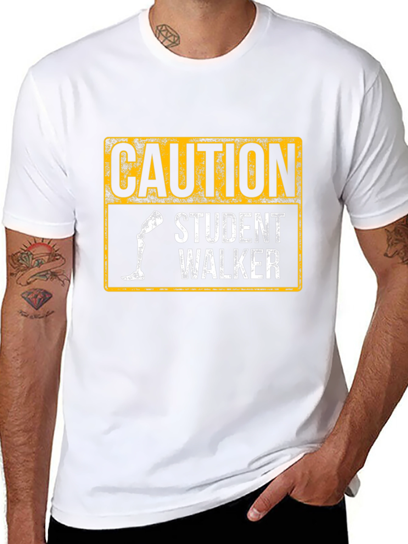 Caution Student Walker T-Shirt