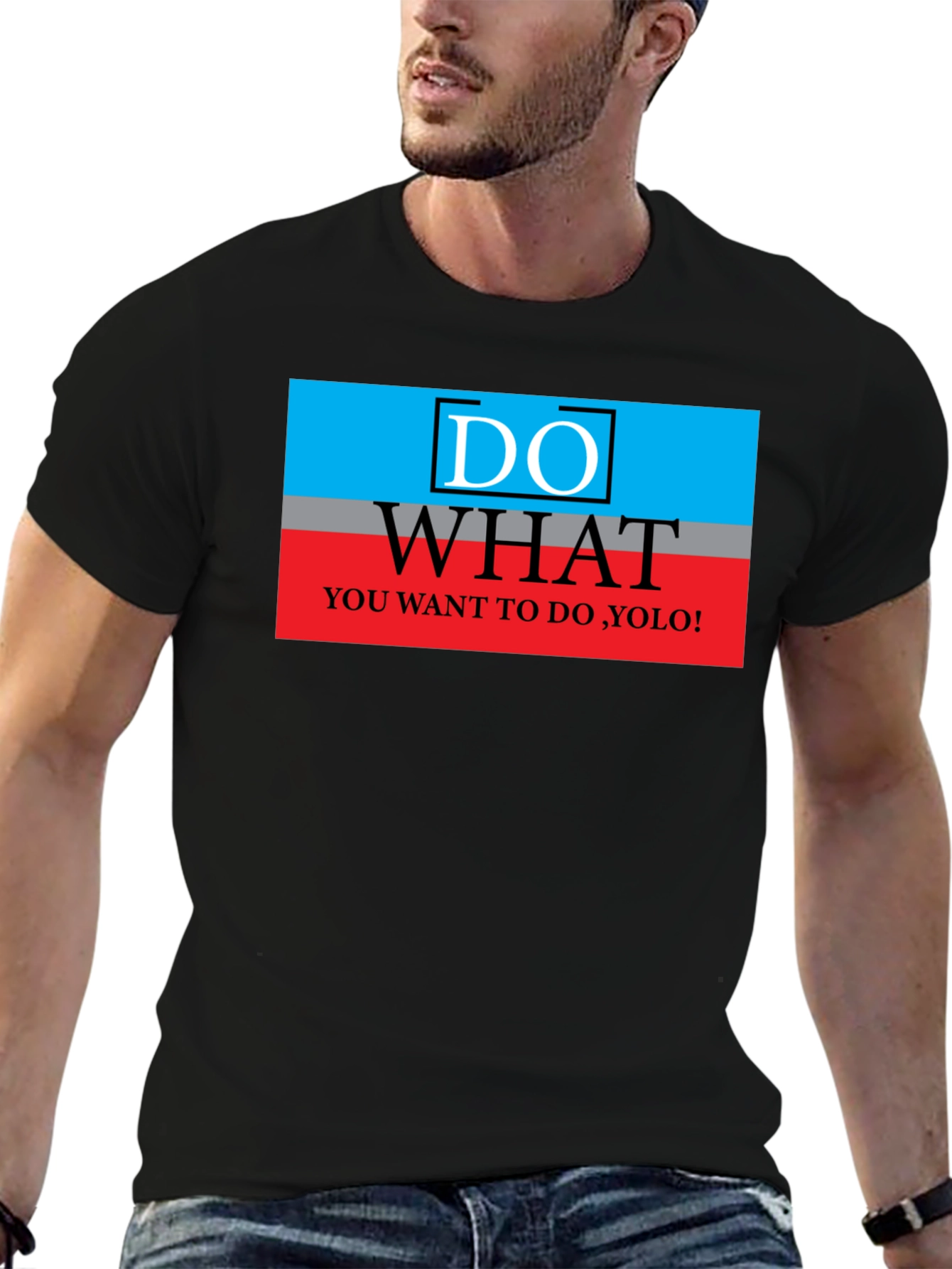 Do What You Want YOLO Black T-Shirt