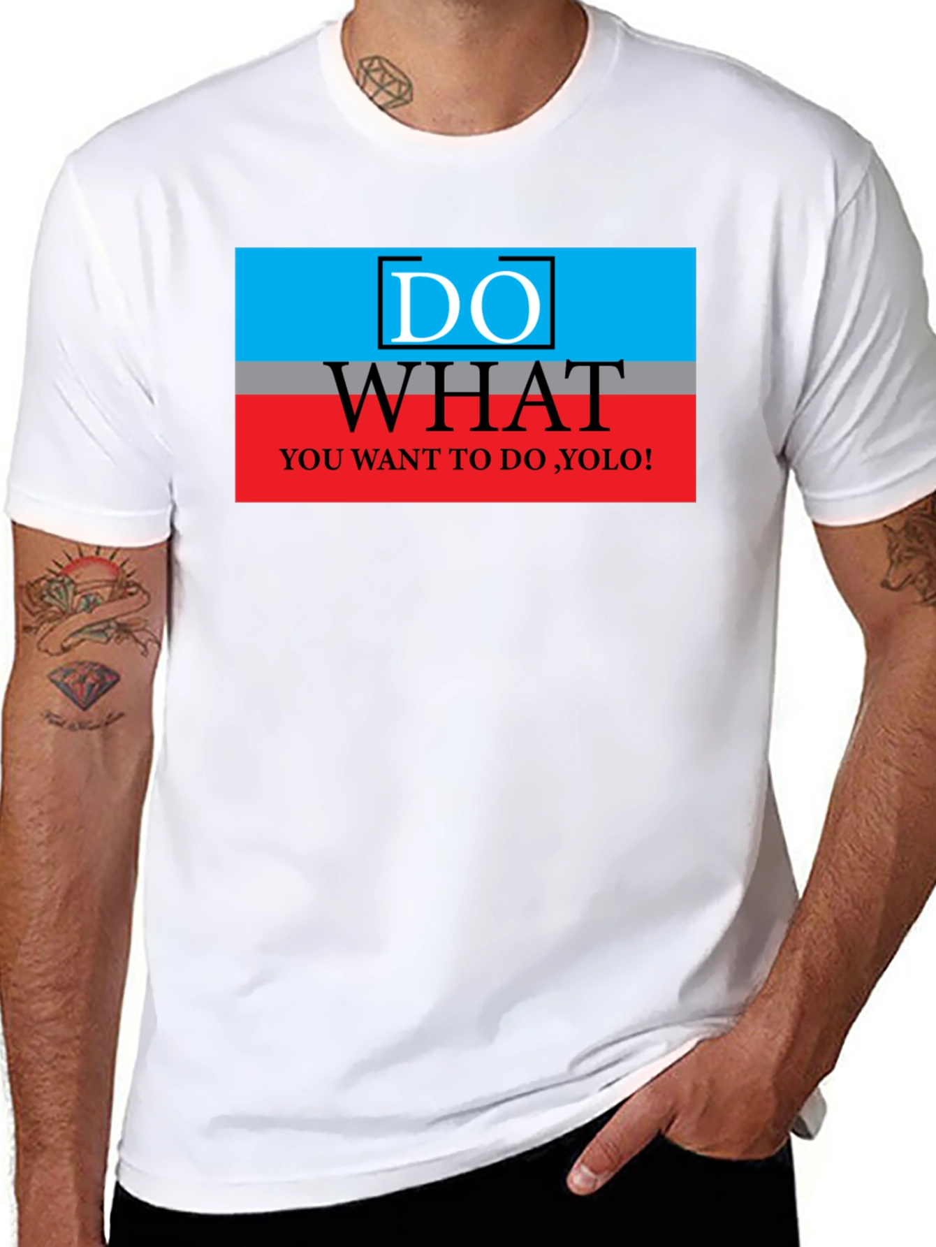 Do What You Want YOLO Black T-Shirt