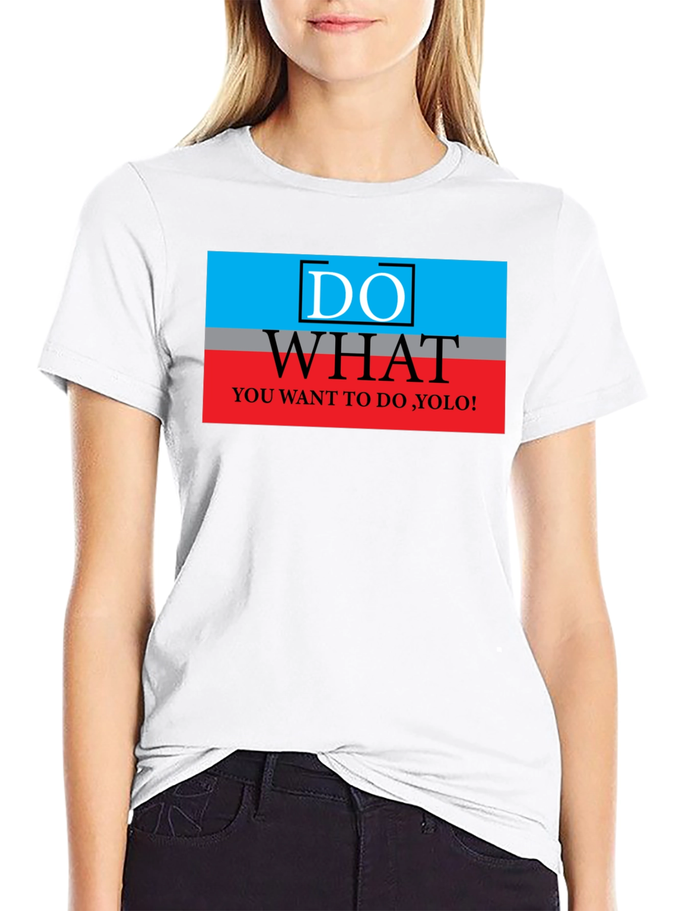 Do What You Want YOLO Black T-Shirt