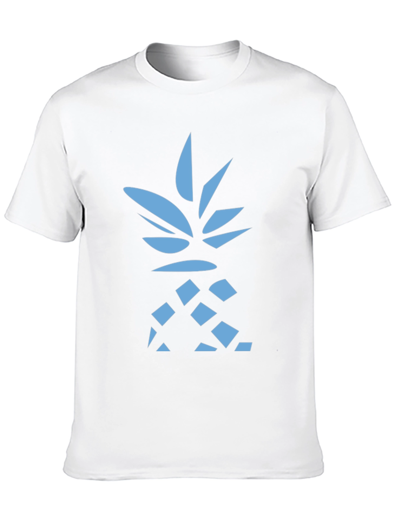 Abstract Pineapple Graphic Tee - Stylish Casual Wear