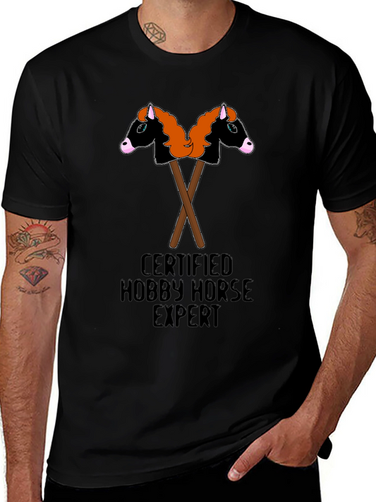 Hobby Horse Expert T-Shirt Funny Horse Riding Tee