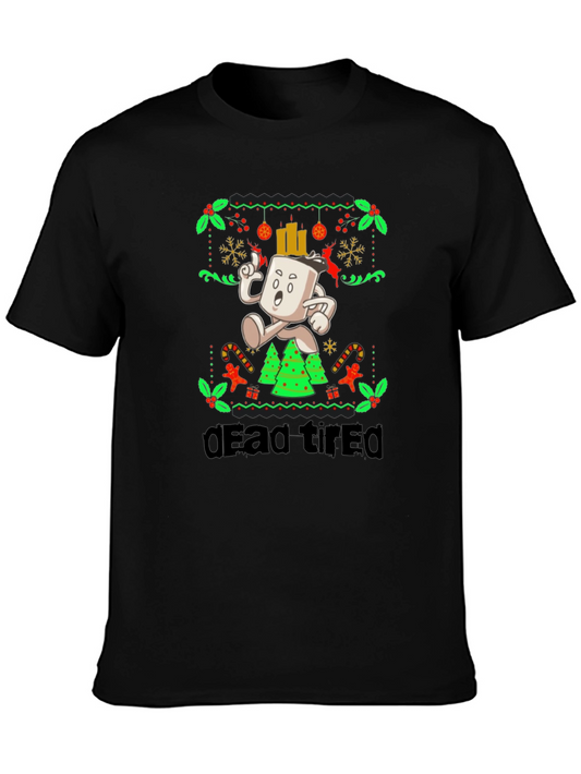 Dead Tired Holiday Graphic Tee