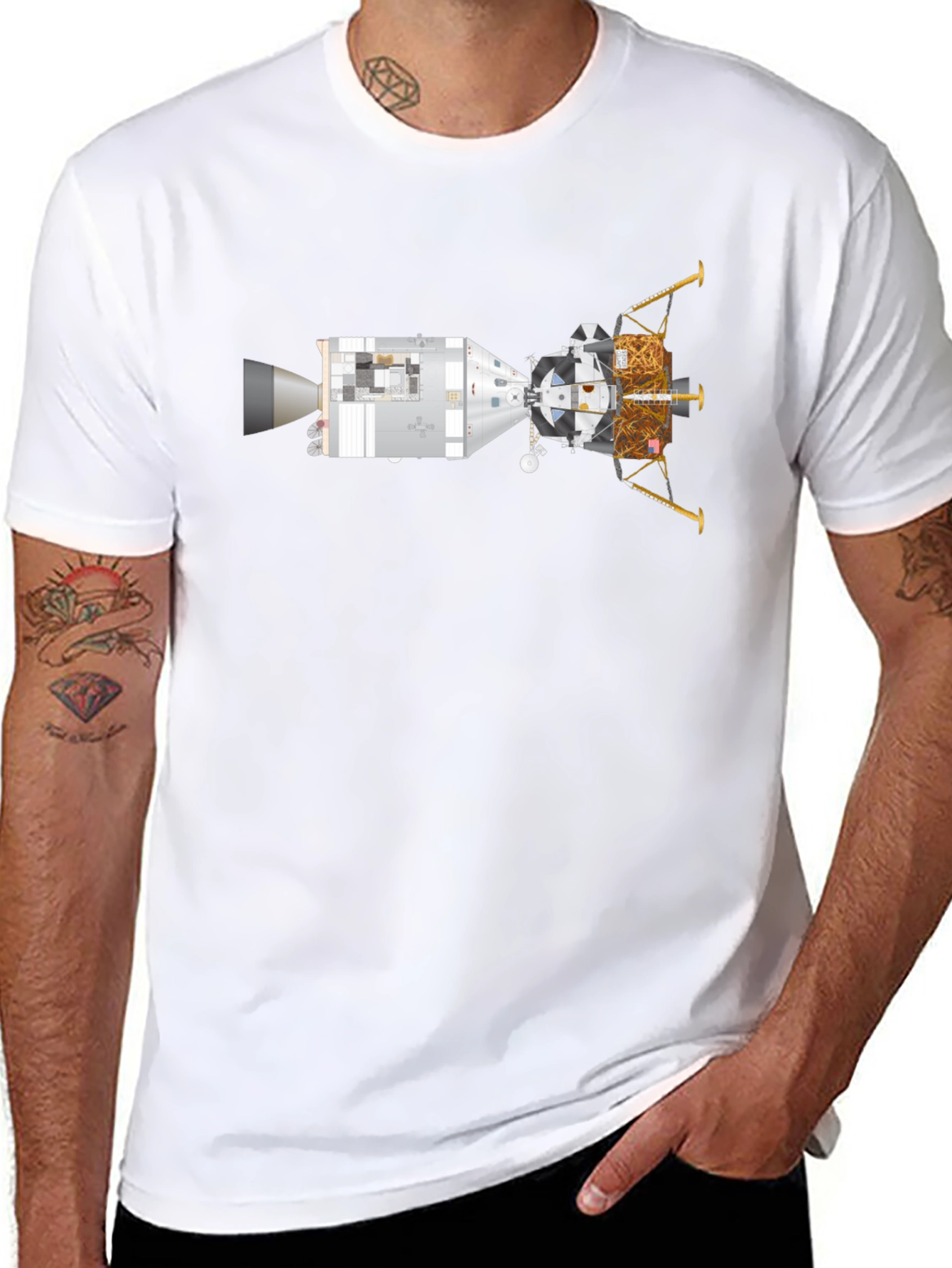Lunar Module T-Shirt - Space Exploration Tee