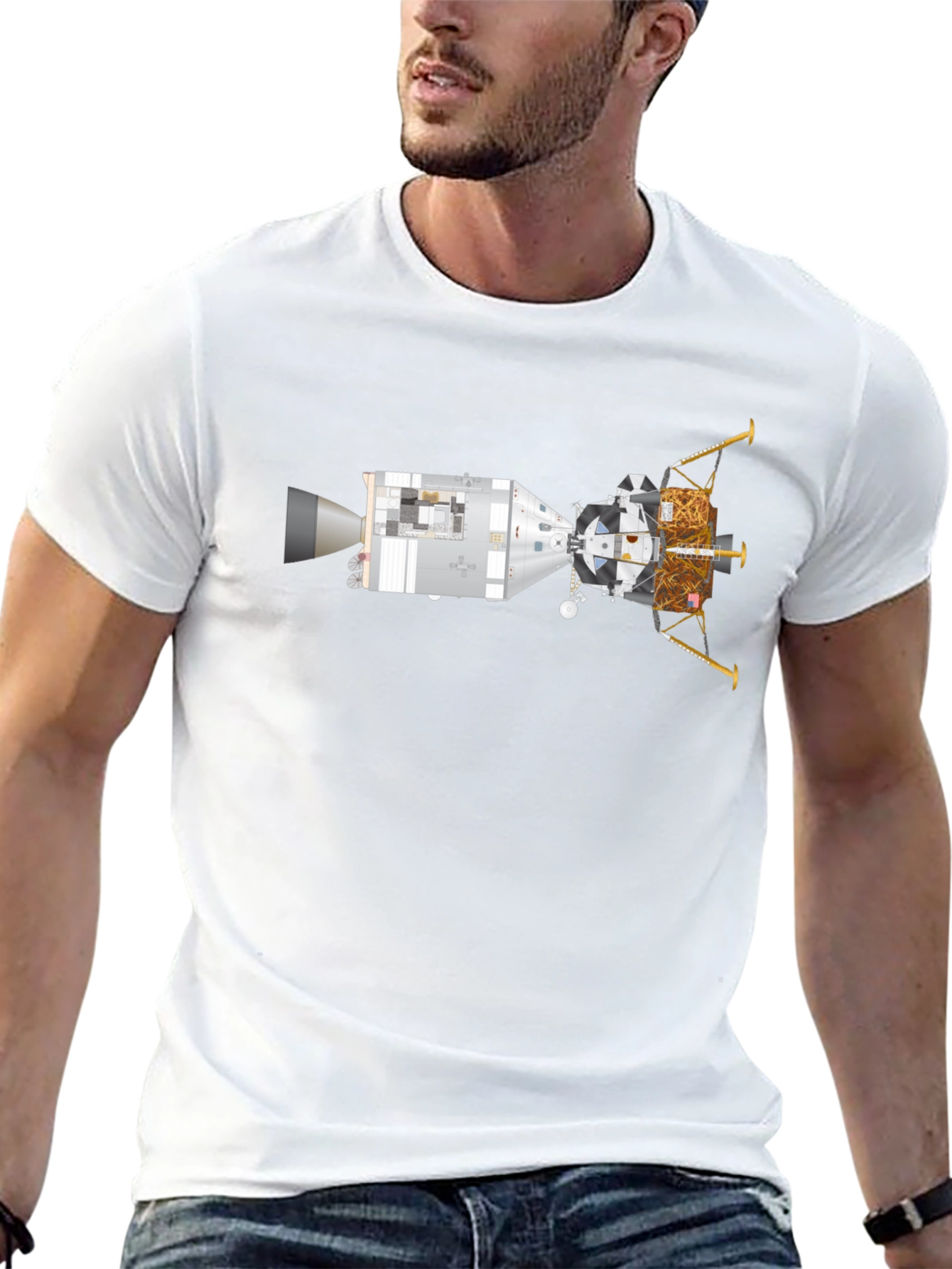Lunar Module T-Shirt - Space Exploration Tee