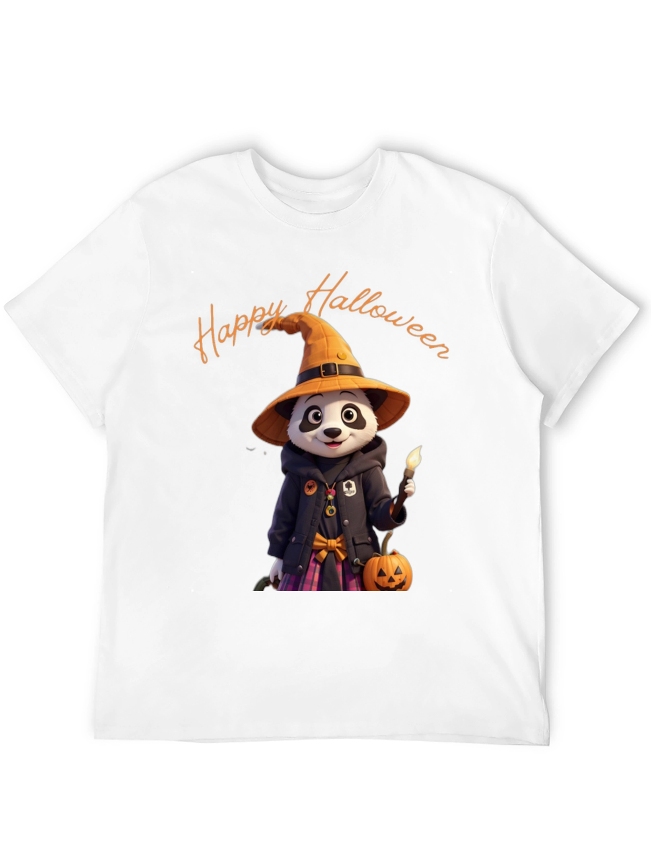 Halloween Panda Graphic T-Shirt