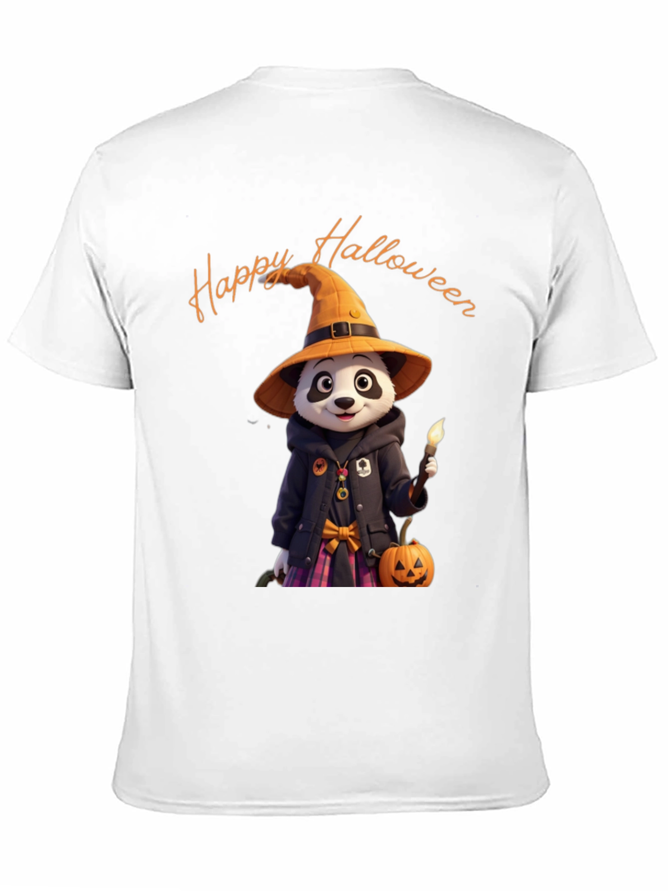 Halloween Panda Graphic T-Shirt