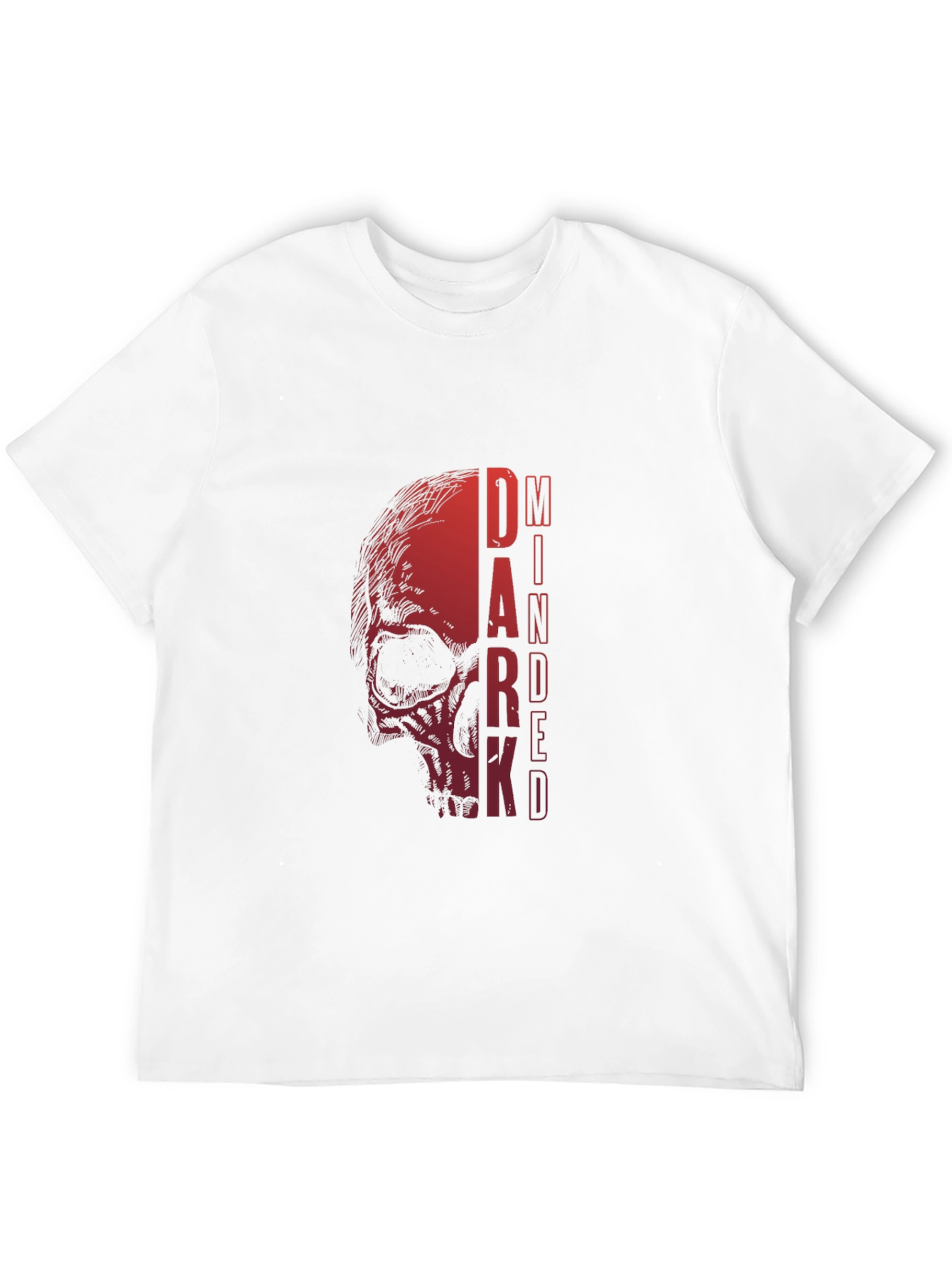 Dark Minded Skull Graphic T-Shirt