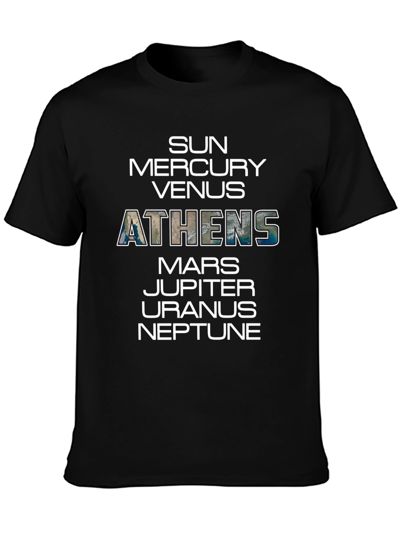 Athens Planet Graphic T-Shirt