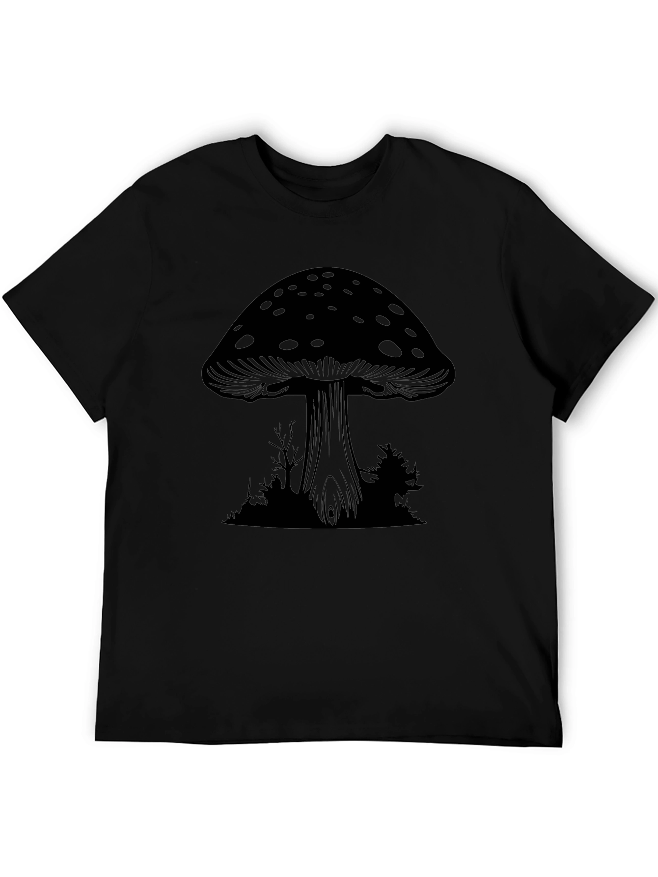 Mushroom Graphic Tee - Dark Forest Design