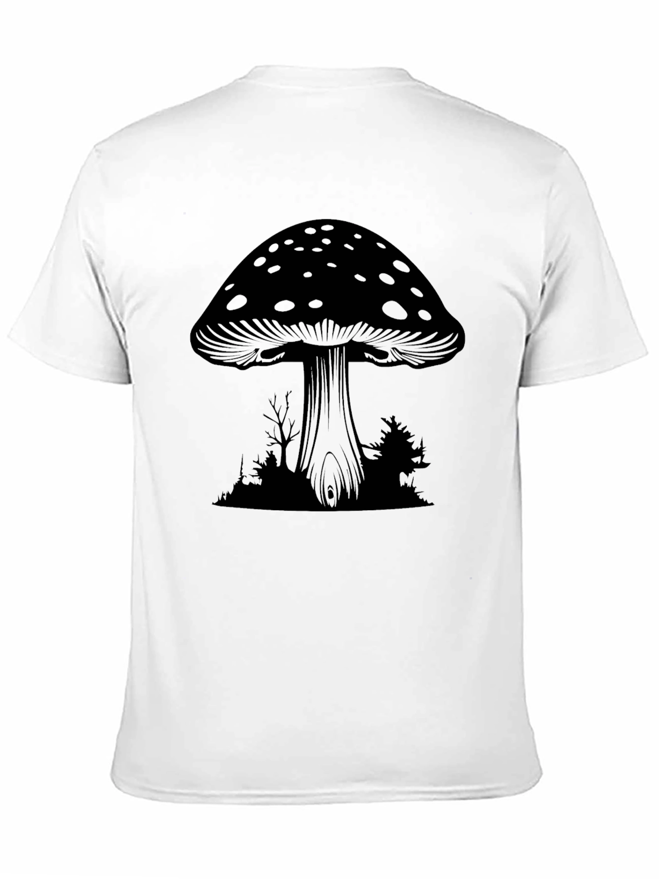 Mushroom Graphic Tee - Dark Forest Design