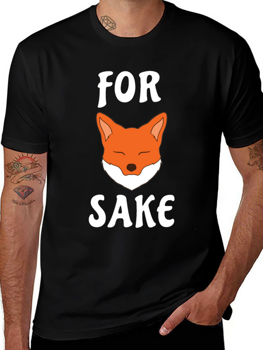 For Fox Sake T-Shirt - Cute Animal Graphic Tee