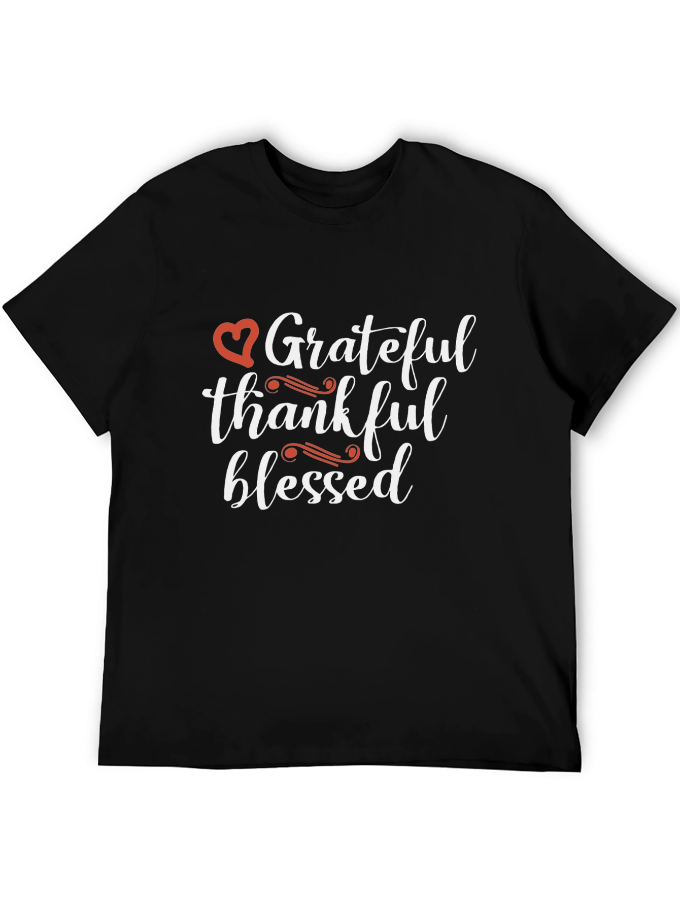 Grateful Thankful Blessed Graphic Tee