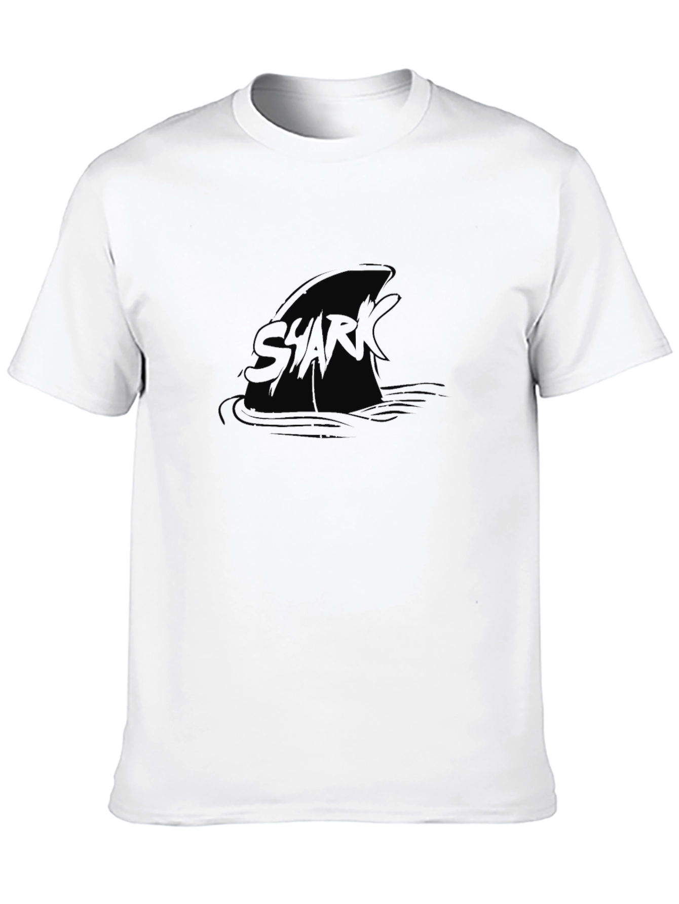 Shark Graphic Tee - Mens Black T-Shirt