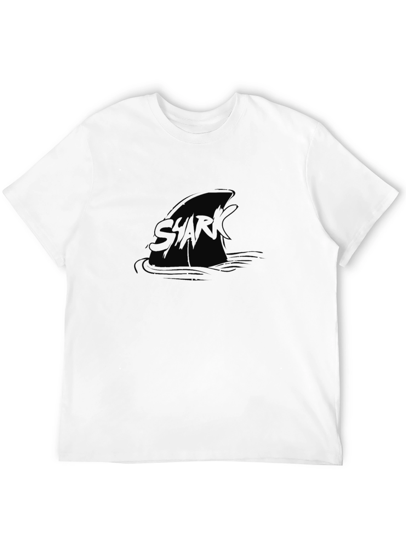 Shark Graphic Tee - Mens Black T-Shirt