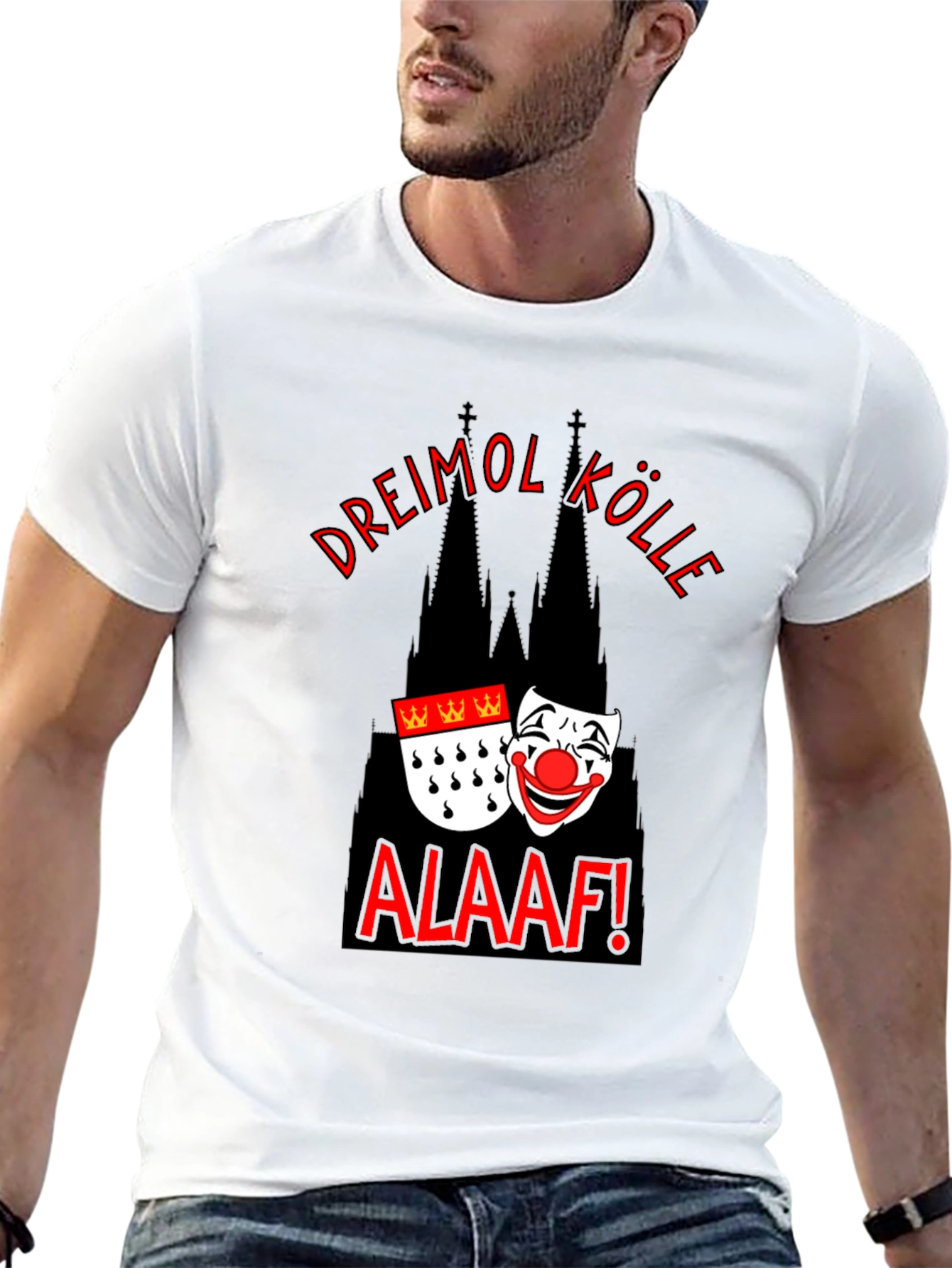Dreimol Kölle Alaaf! T-Shirt Cologne Carnival