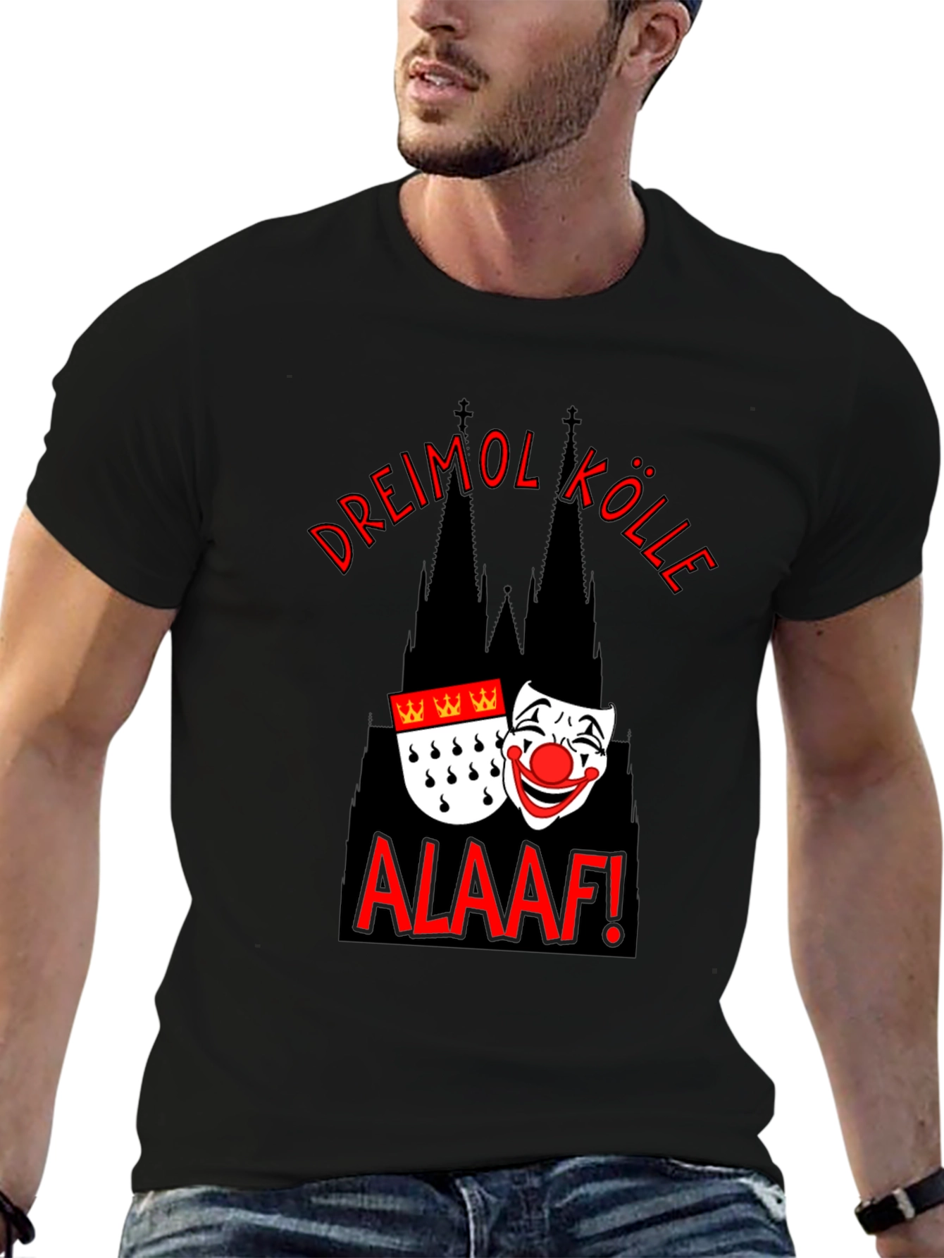 Dreimol Kölle Alaaf! T-Shirt Cologne Carnival