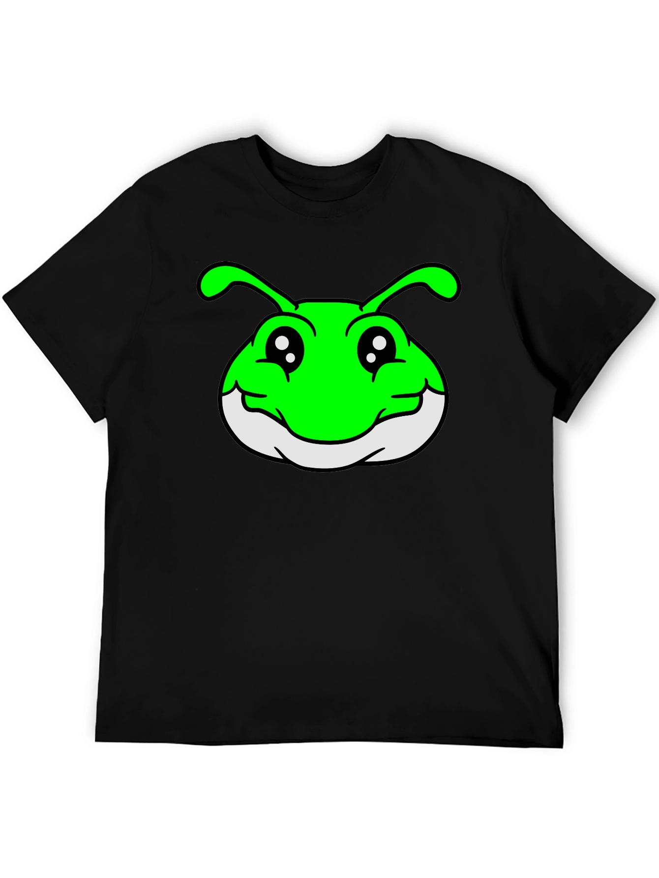Funny Cartoon Bug T-Shirt - Black