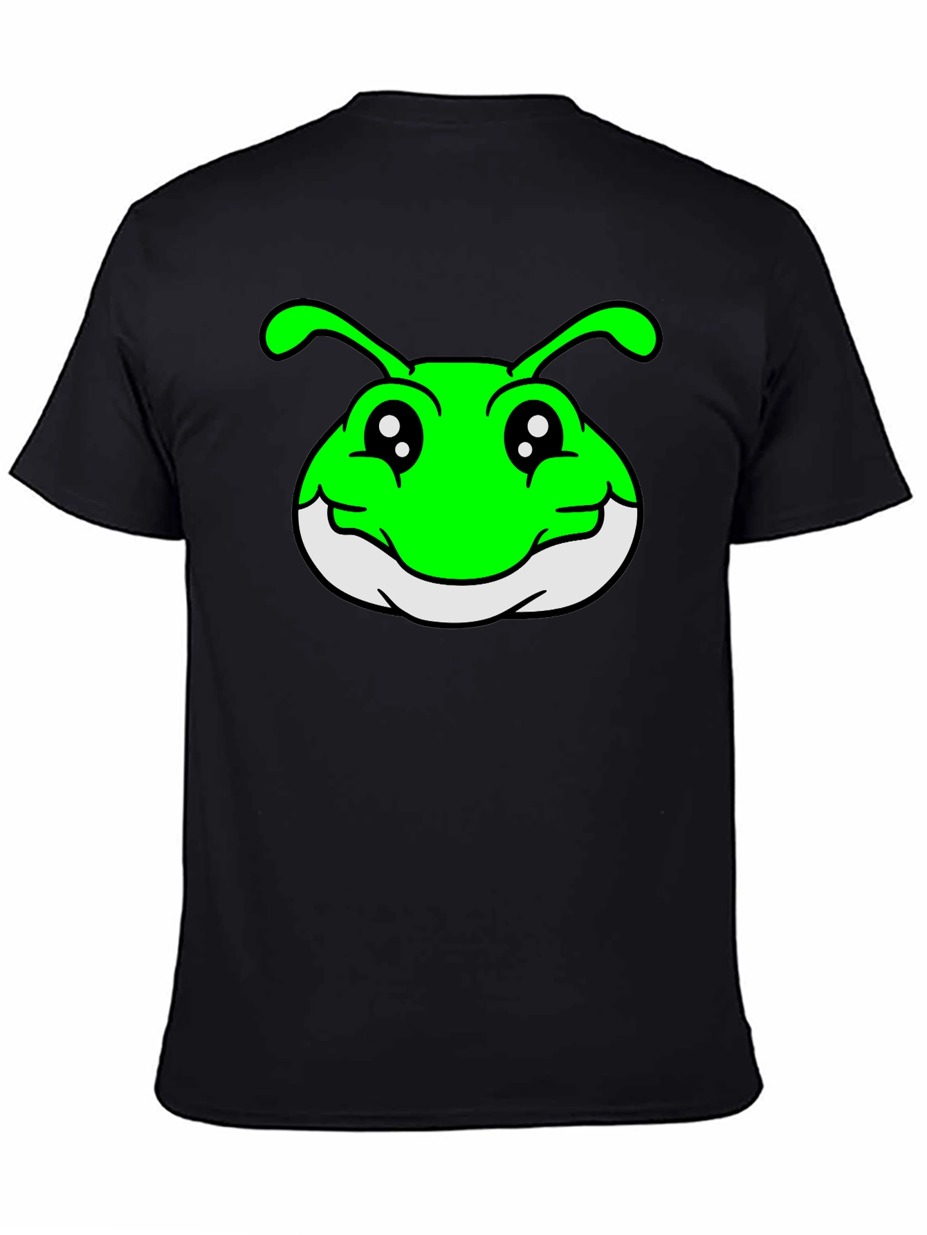Funny Cartoon Bug T-Shirt - Black