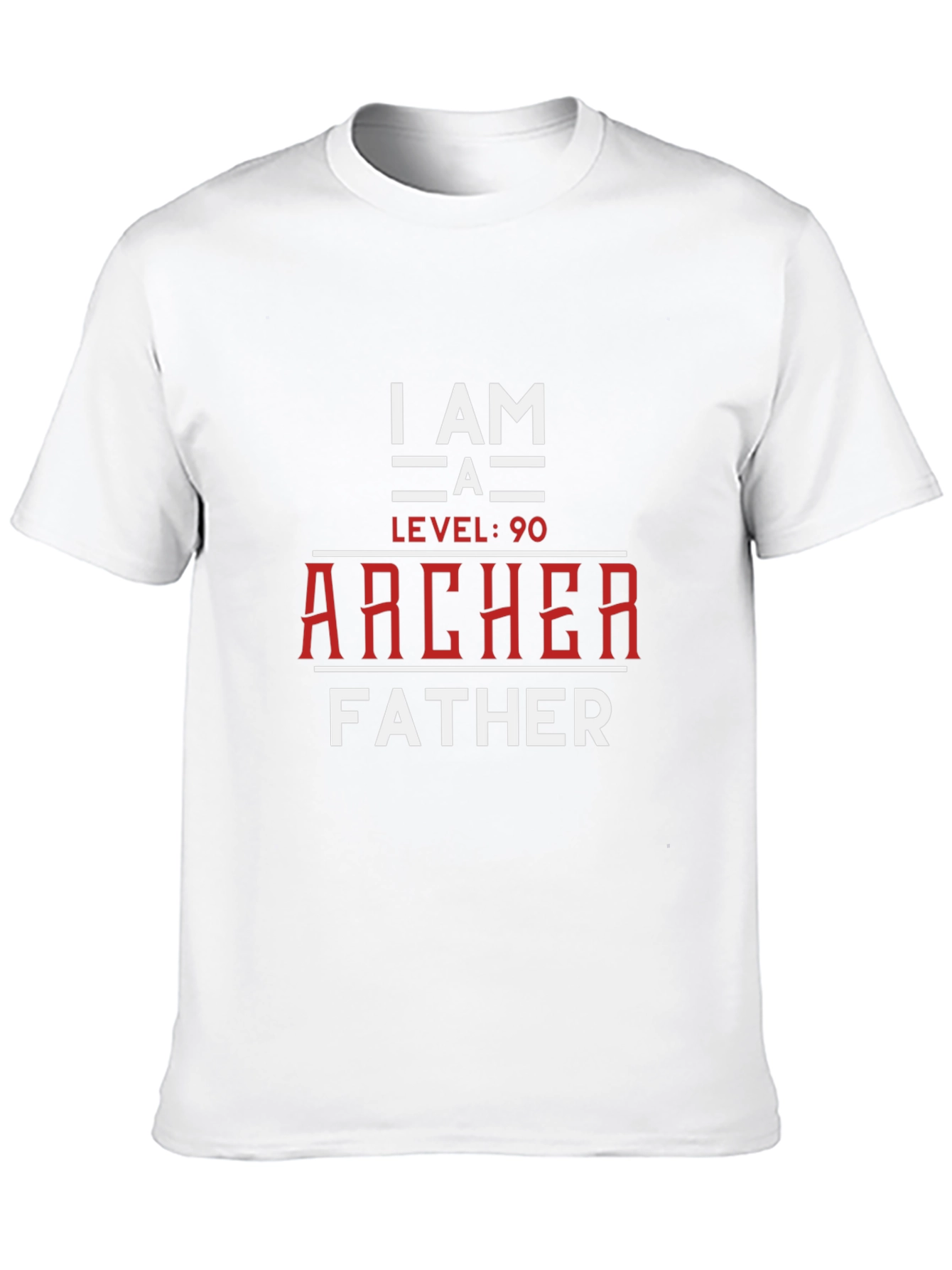 I am a Level 90 Archer Father Graphic T-Shirt