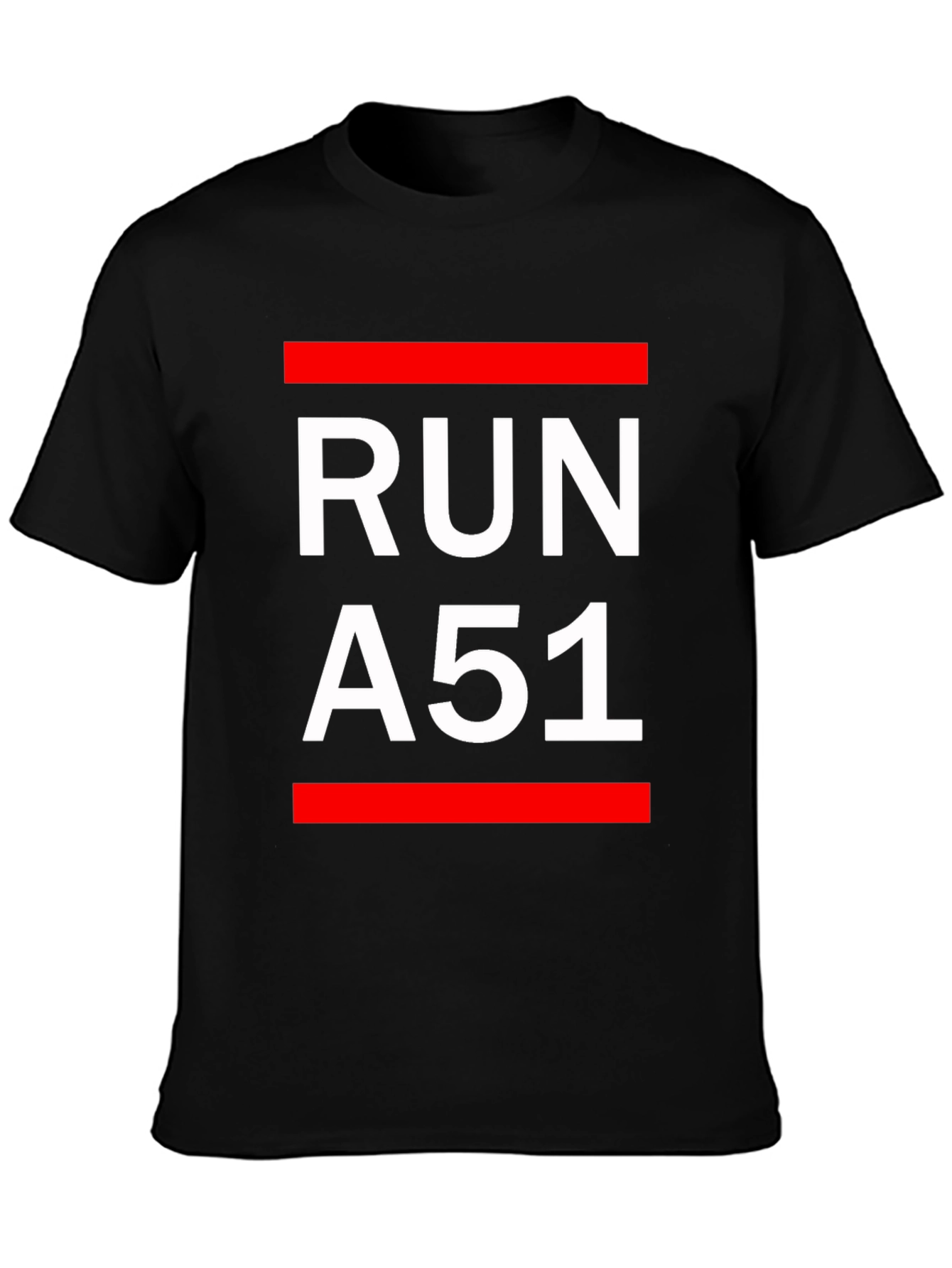 Run A51 Graphic T-Shirt - Black