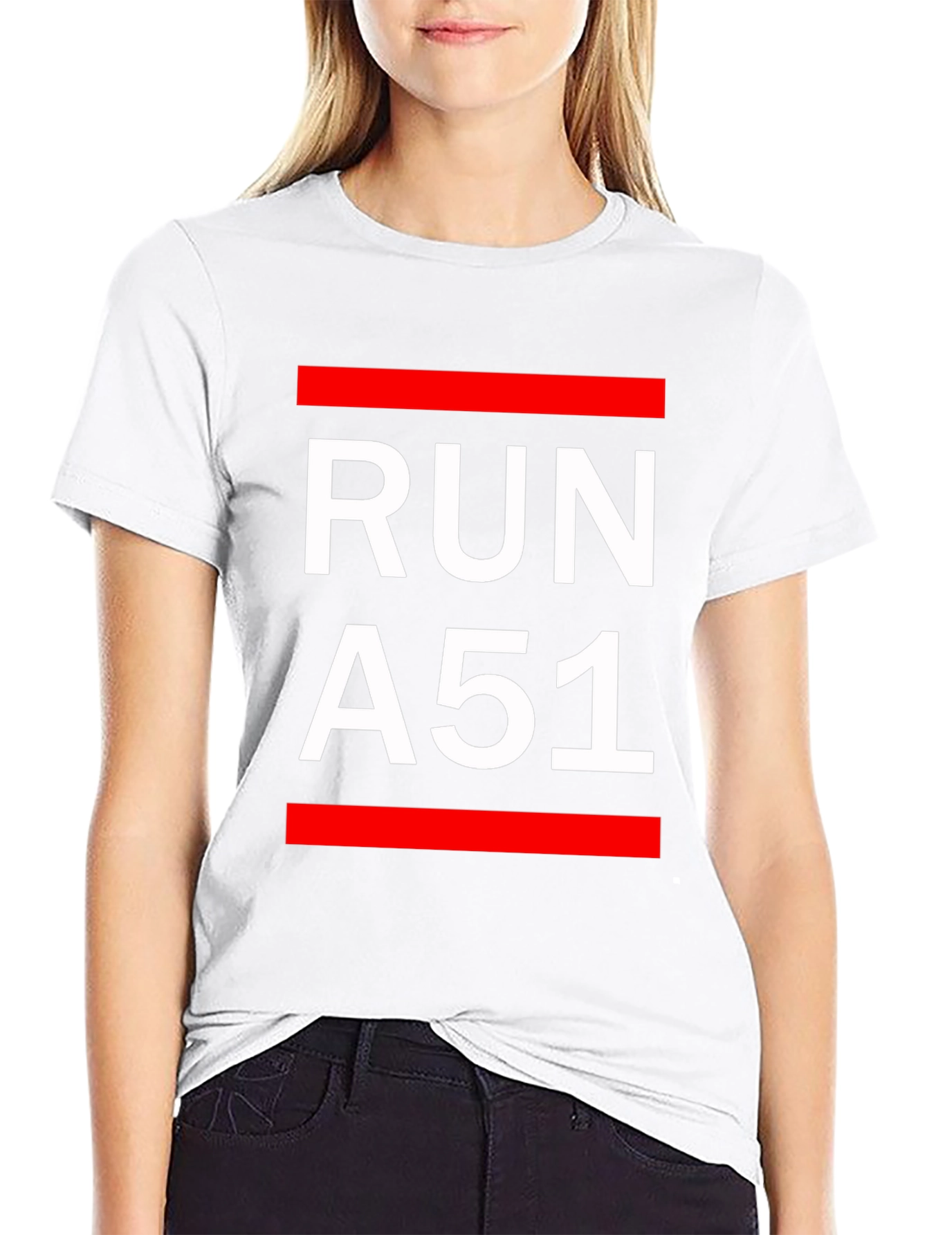 Run A51 Graphic T-Shirt - Black