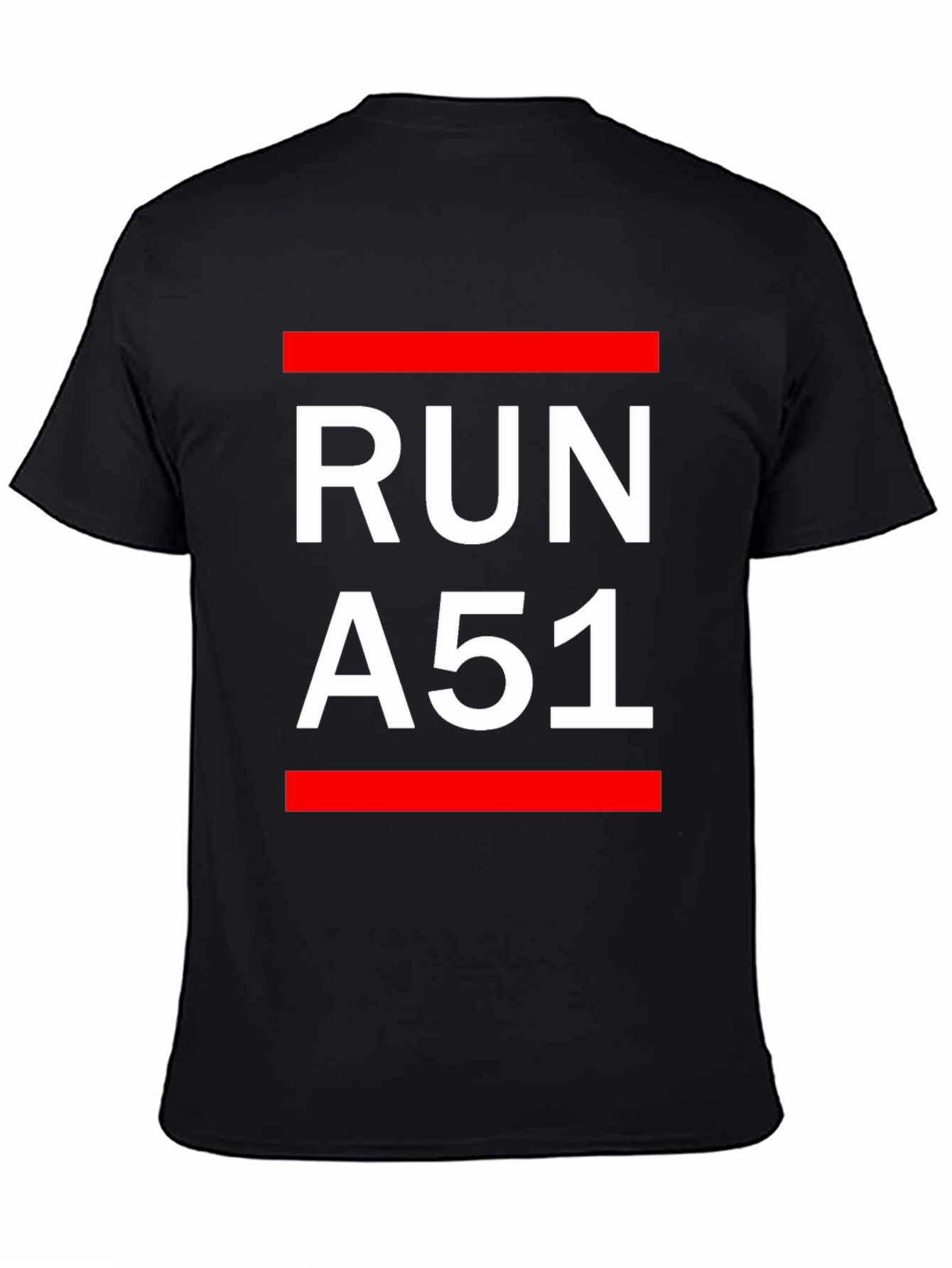 Run A51 Graphic T-Shirt - Black