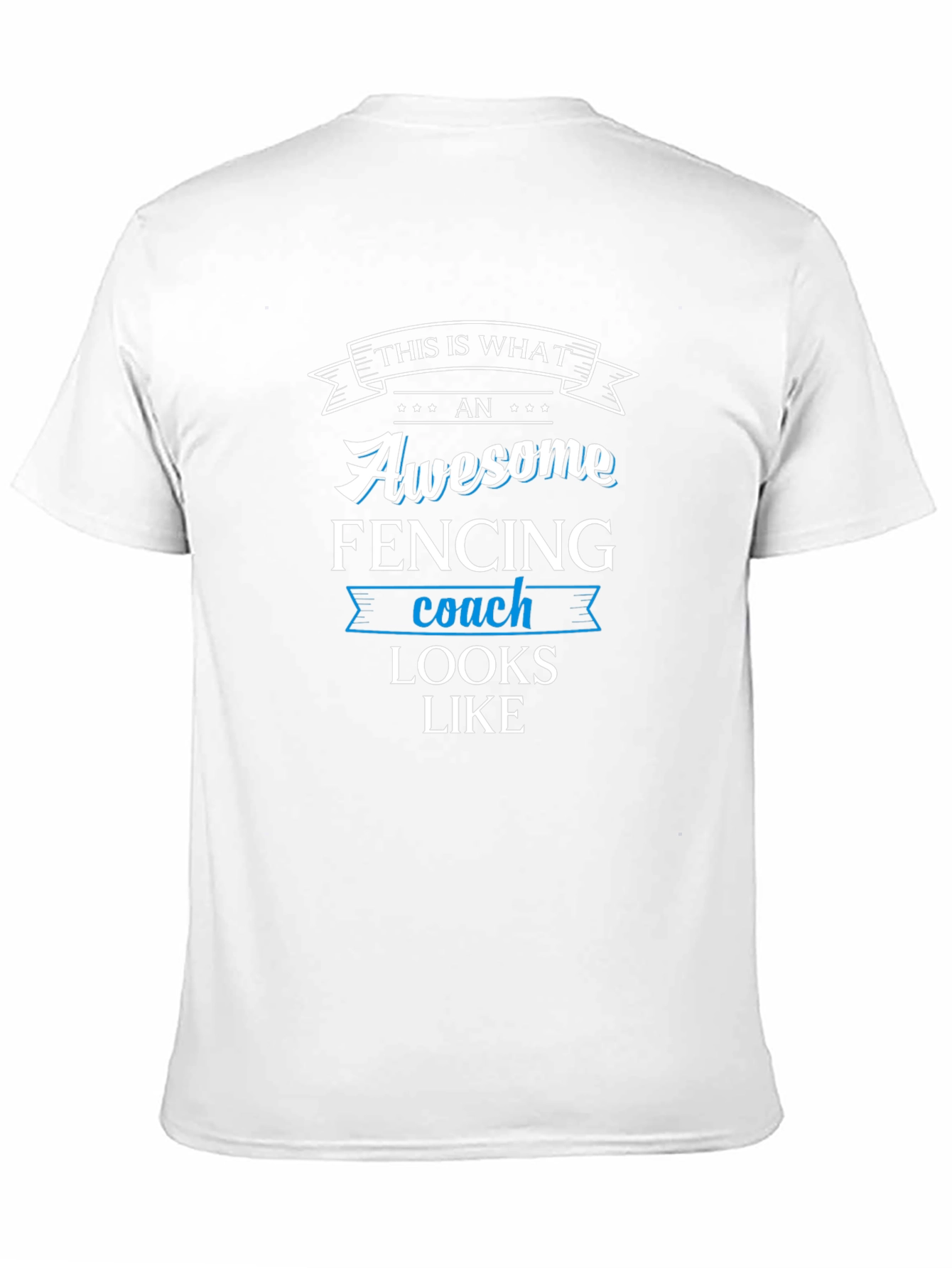 Awesome Fencing Coach Graphic T-Shirt