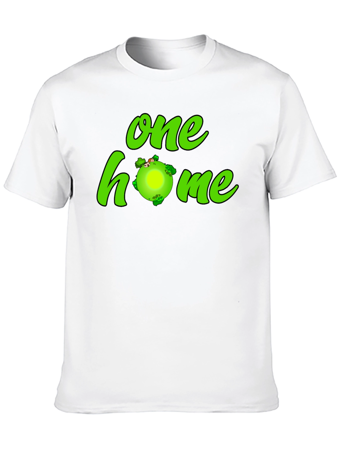 One Home Earth Graphic T-Shirt