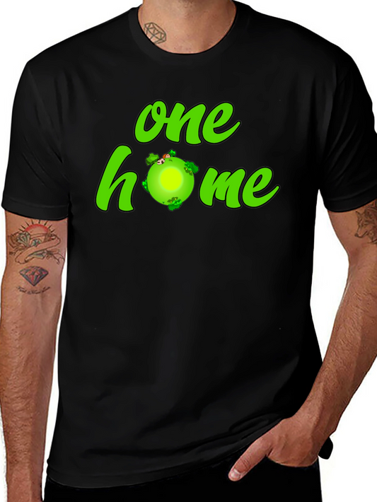 One Home Earth Graphic T-Shirt