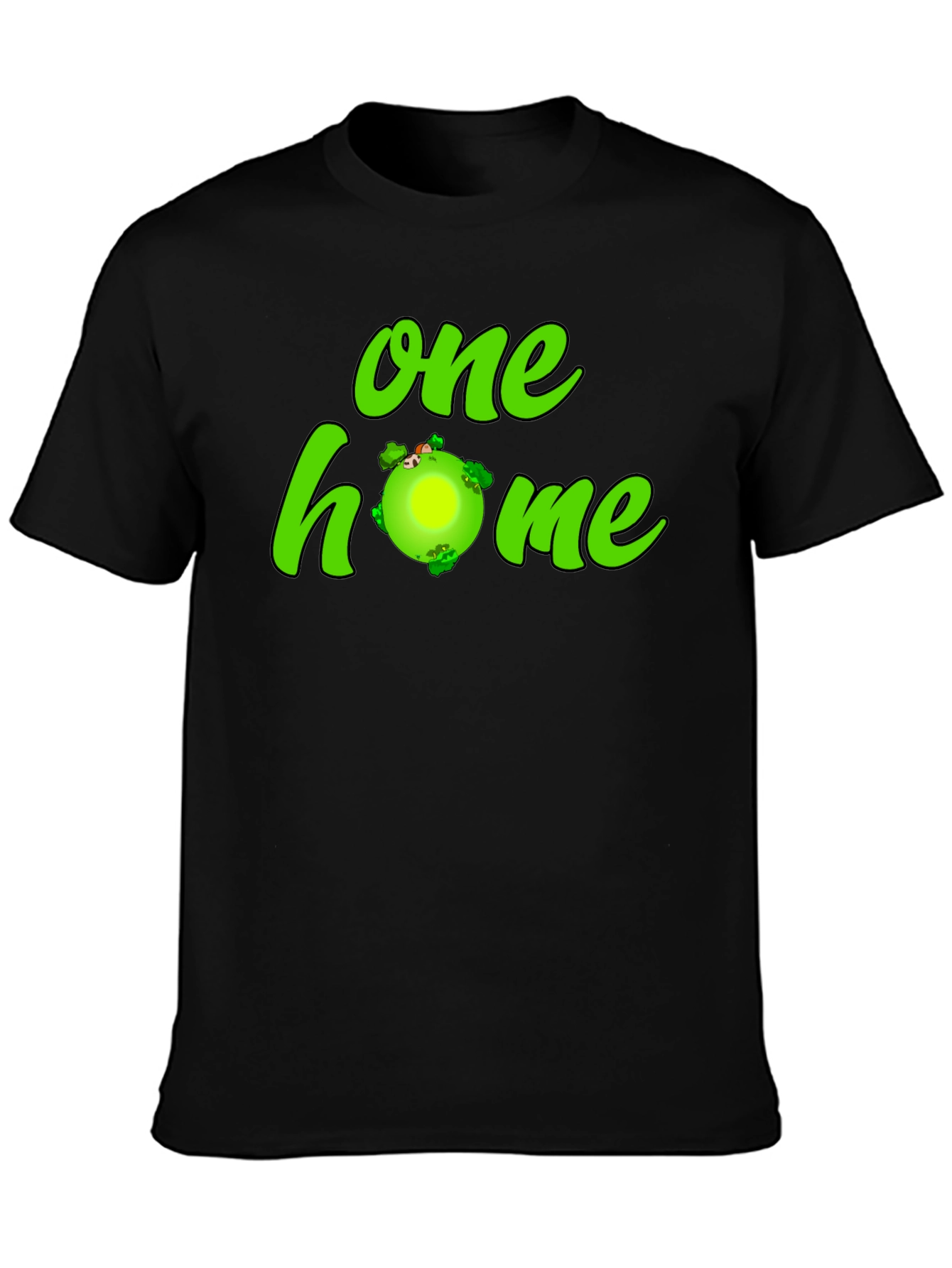 One Home Earth Graphic T-Shirt