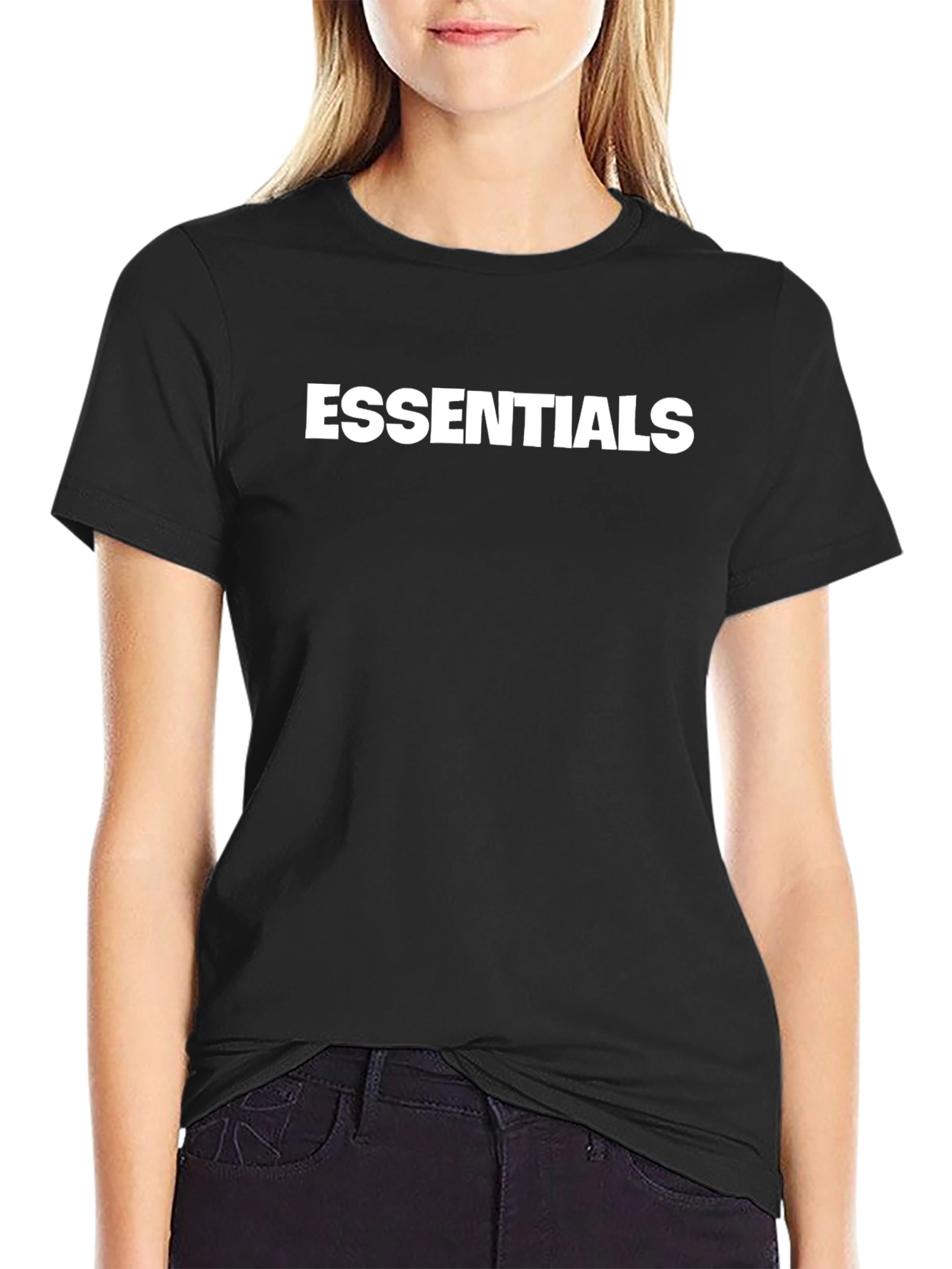 Essentials Graphic Print Crew Neck T-Shirt
