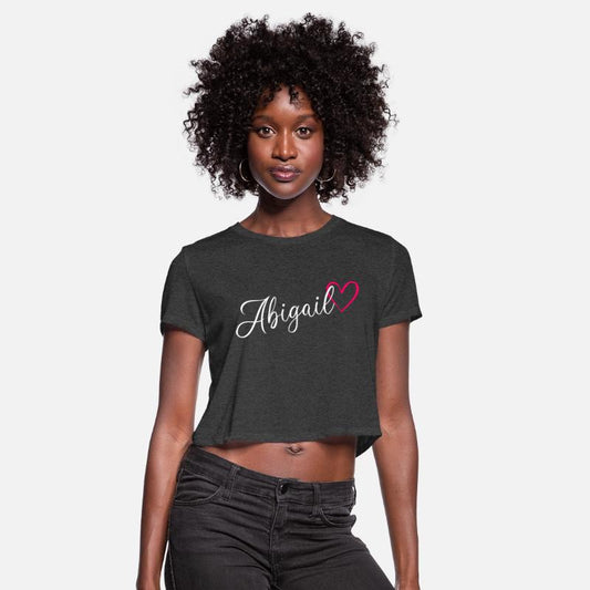 Abigail Name Pink Heart