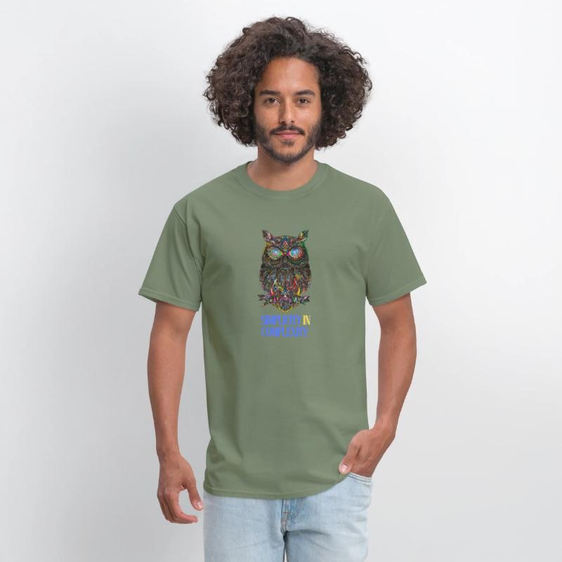 Abstract Art, Simplicity In Complexity,Owl