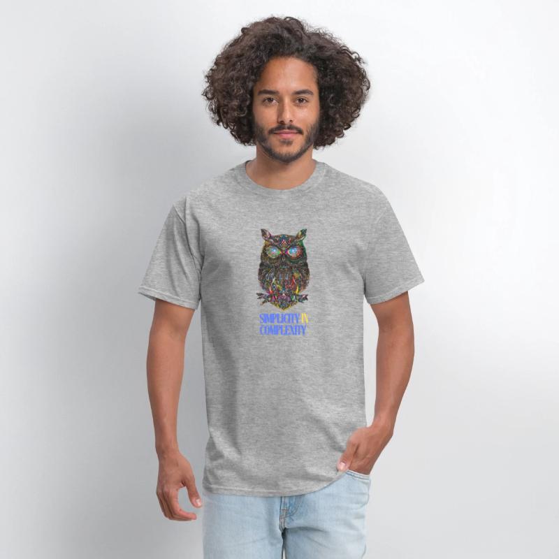Abstract Art, Simplicity In Complexity,Owl