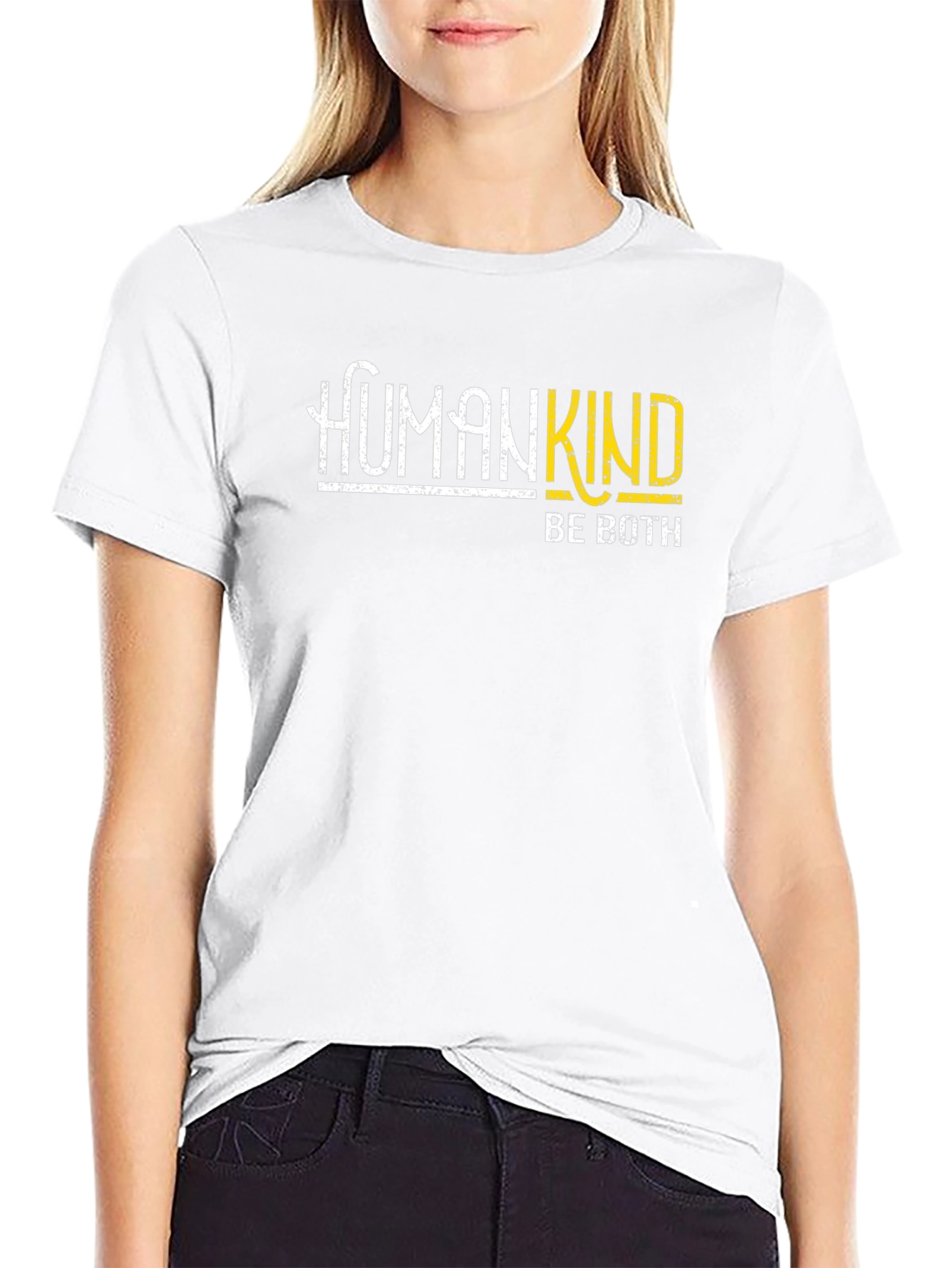 HumanKind Be Both Graphic Tee - Stylish & Meaningful!