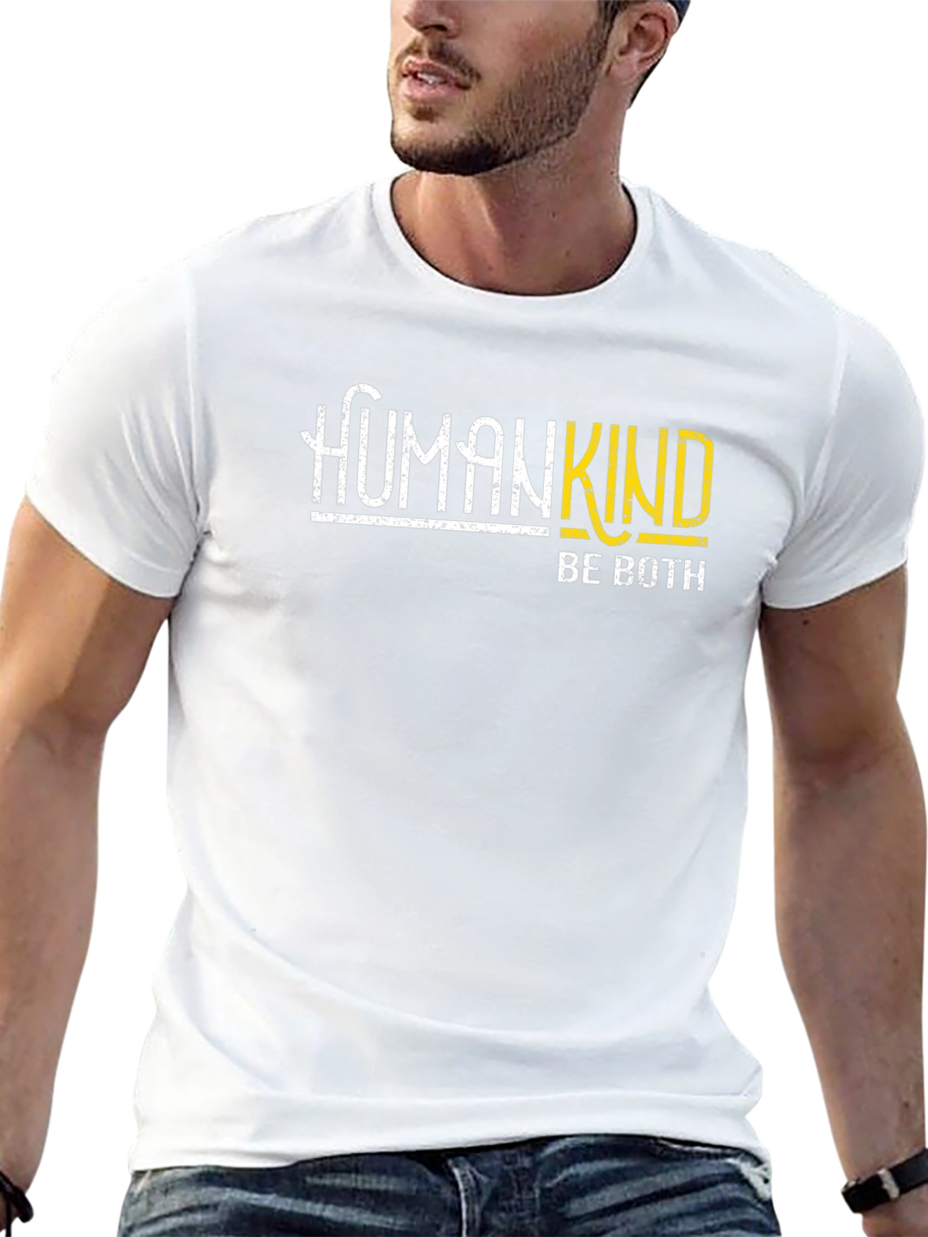 HumanKind Be Both Graphic Tee - Stylish & Meaningful!